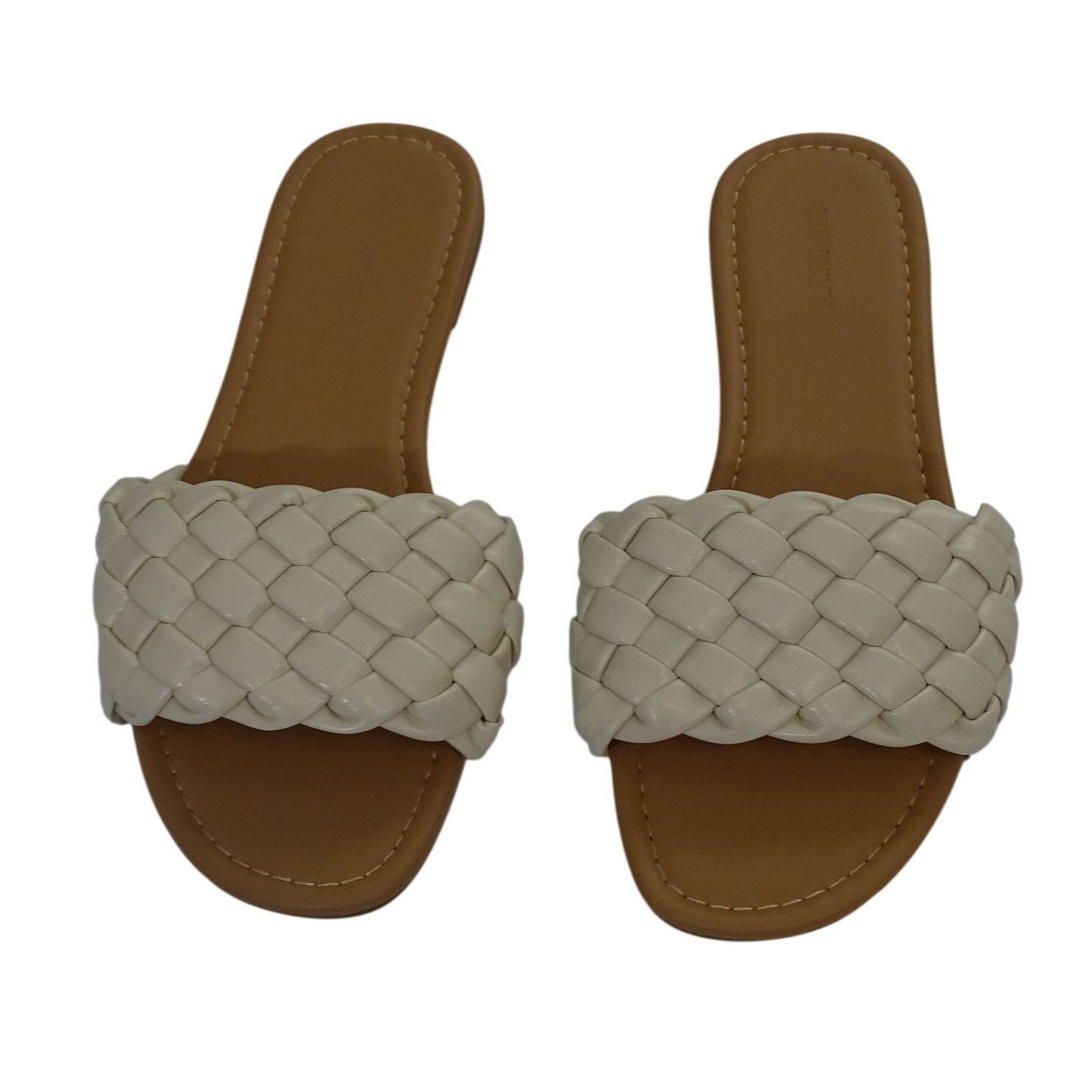 Old Navy Old Navy Women Braided Slide Sandals Size 8 Faux Leather Size US 8 / IT 38 - 1 Thumbnail