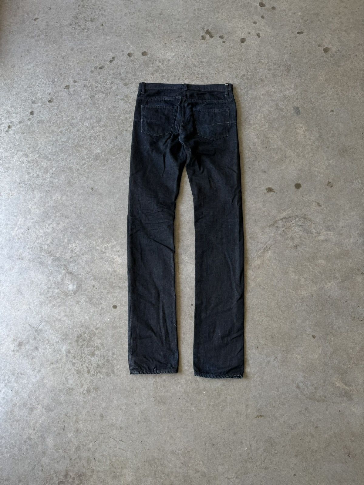 Dior Dior Homme AW08 Indigo Black Coated Denim Size US 28 / EU 44 - 7 Thumbnail
