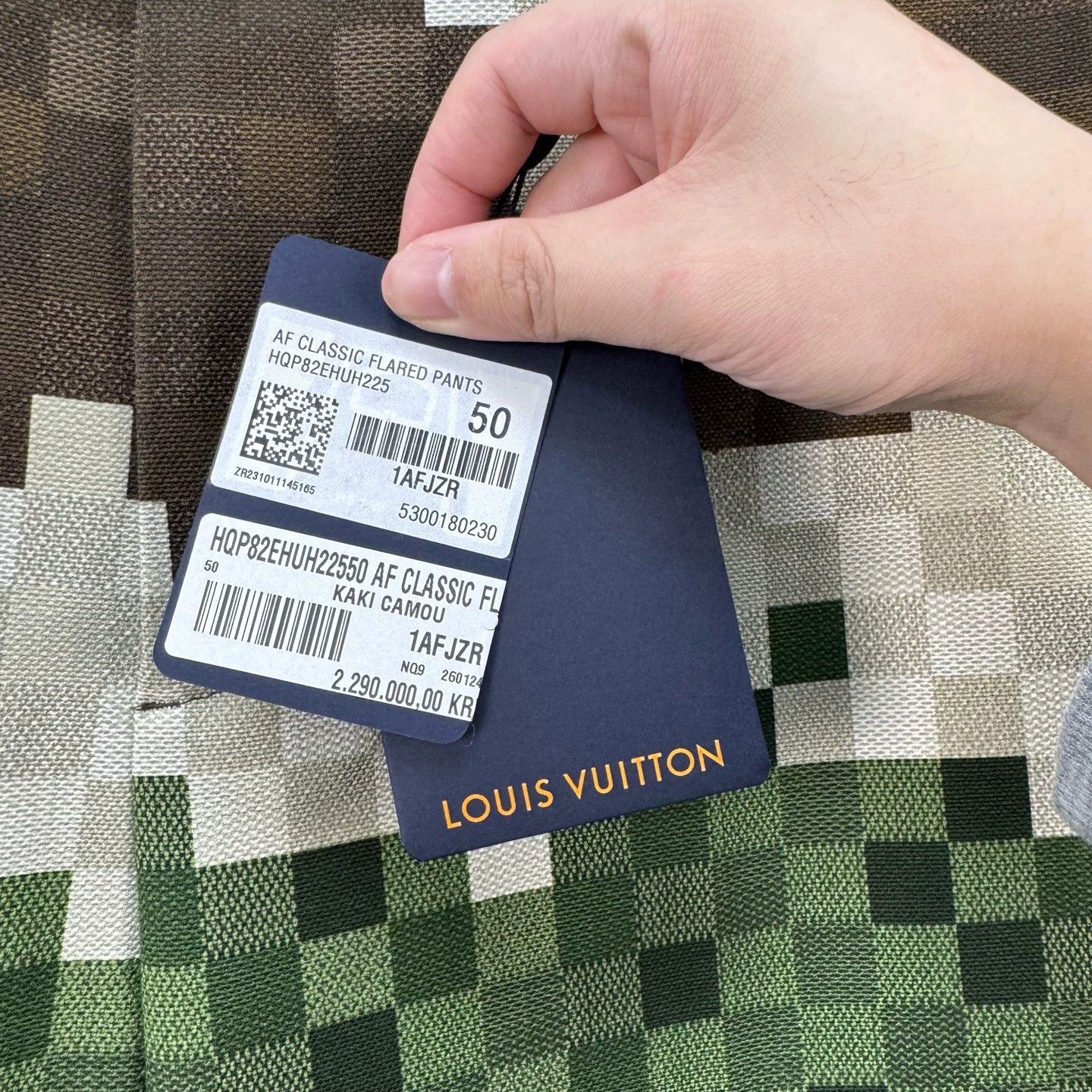 Louis Vuitton Louis Vuitton Collaboration Camouflage Checkered Trousers Size US 44 / EU 60 - 5 Thumbnail