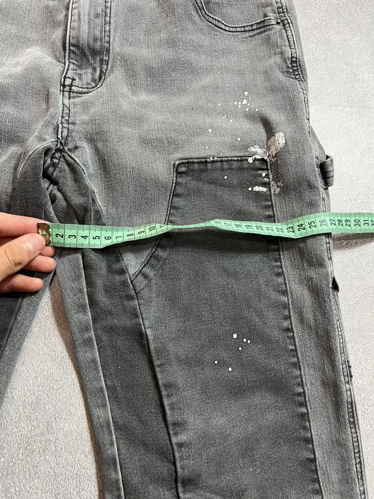 Junya Watanabe FLARED junya watanabe balenci style washed denim jeans Size US 33 - 12 Thumbnail