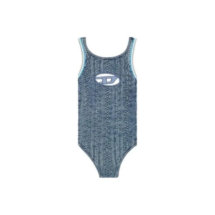 Diesel Diesel Blue Knit Backless Bodysuit 0079 Size XXS / US 00 / IT 34 - 1 Thumbnail