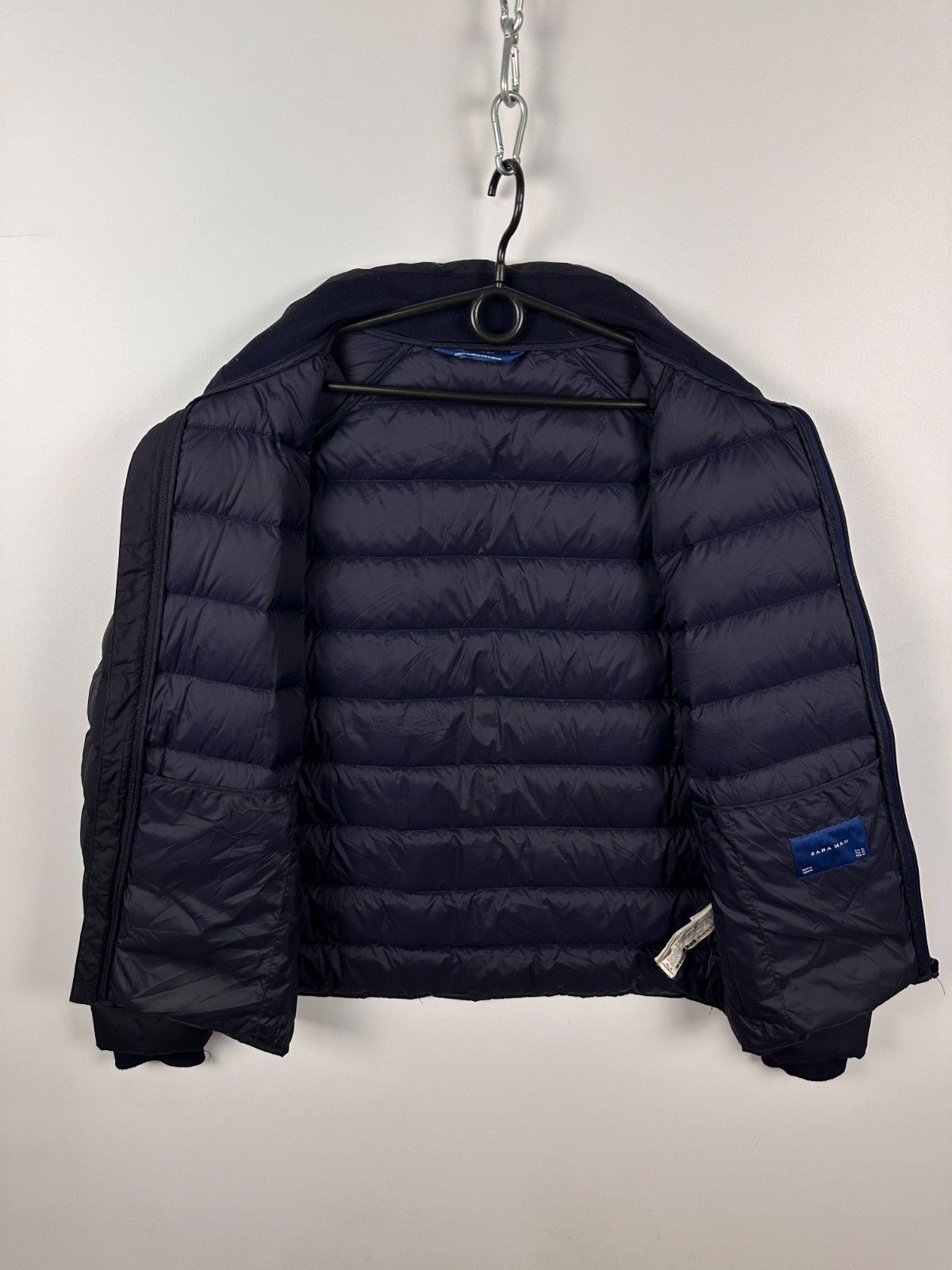 Zara Zara Mens Down Puffer Jacket Nevy Size XL Size US XL / EU 56 / 4 - 4 Thumbnail