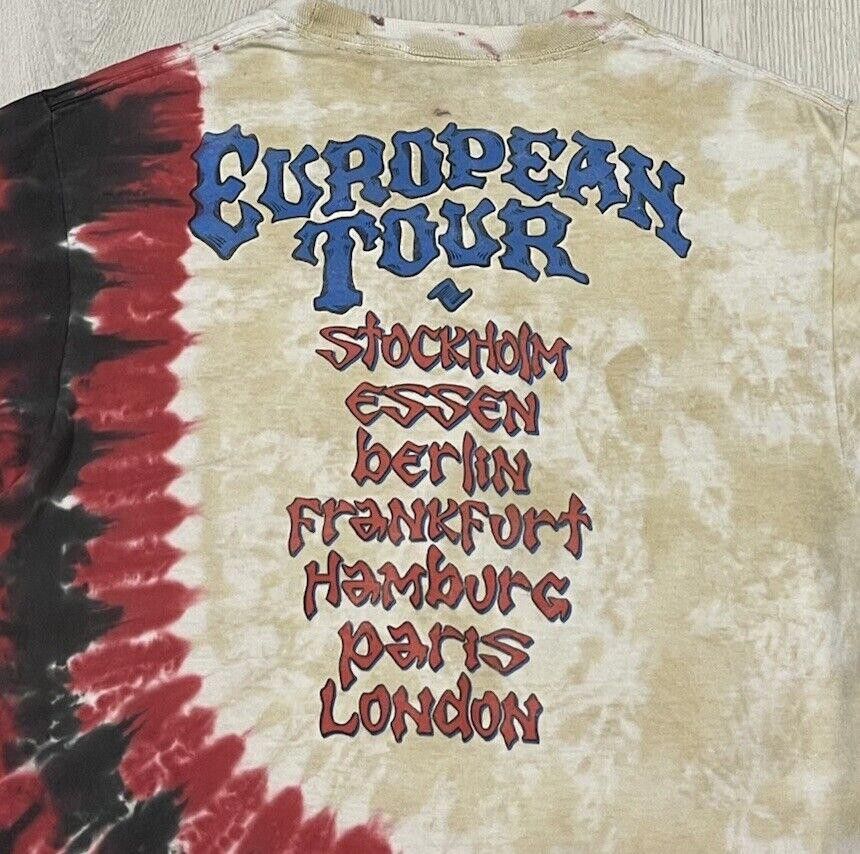 Grateful Dead × Liquid Blue Vintage 1990 Grateful Dead Europe Tour T Shirt Men’s Large Size US L / EU 52-54 / 3 - 8 Thumbnail