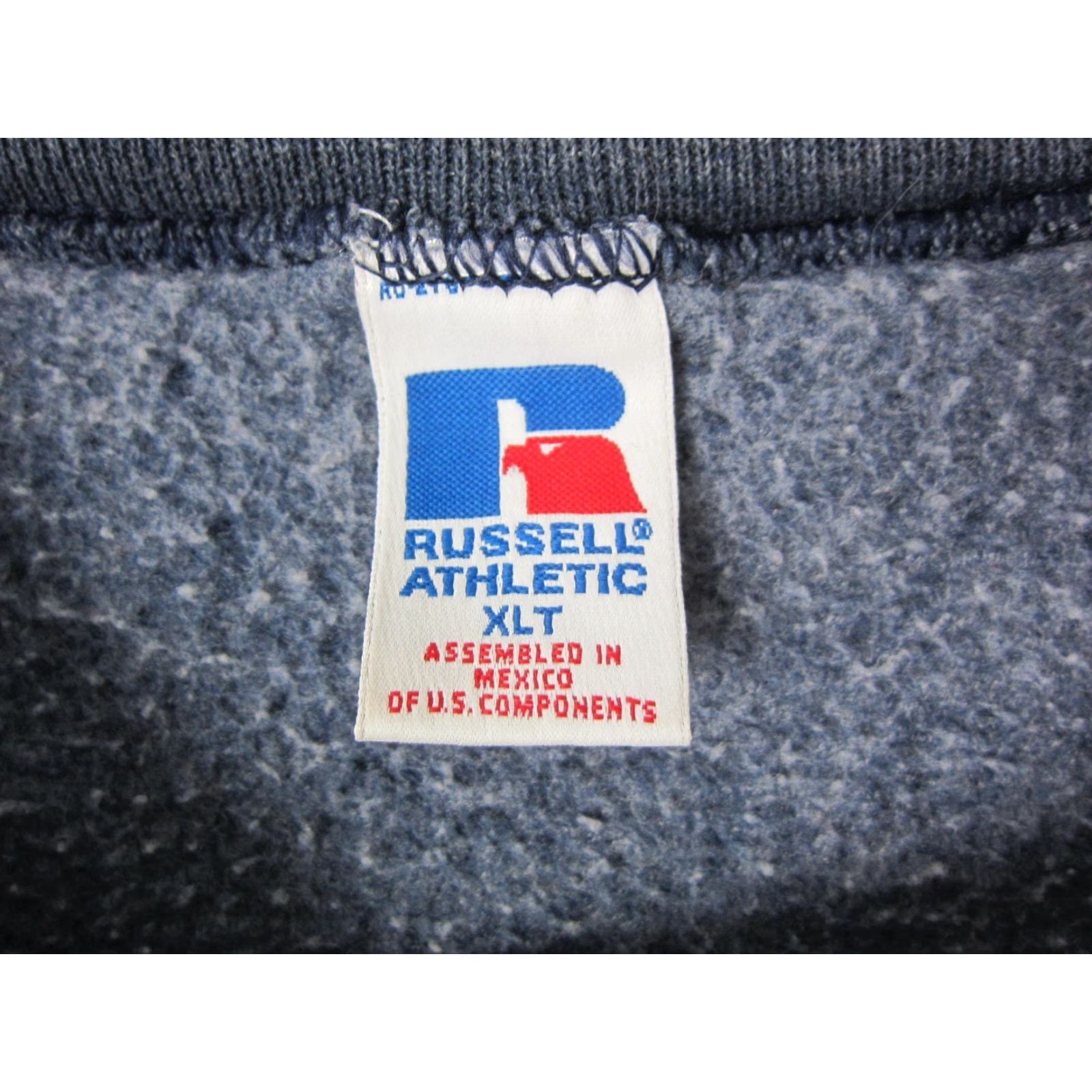 Russell Athletic VINTAGE Russell Sweatshirt Adult XLT Blue Russell Athletic 90s Pullover Crew Neck Long Sleeve Big & Tall Mens XXL? Size US XL / EU 56 / 4 - 4 Thumbnail