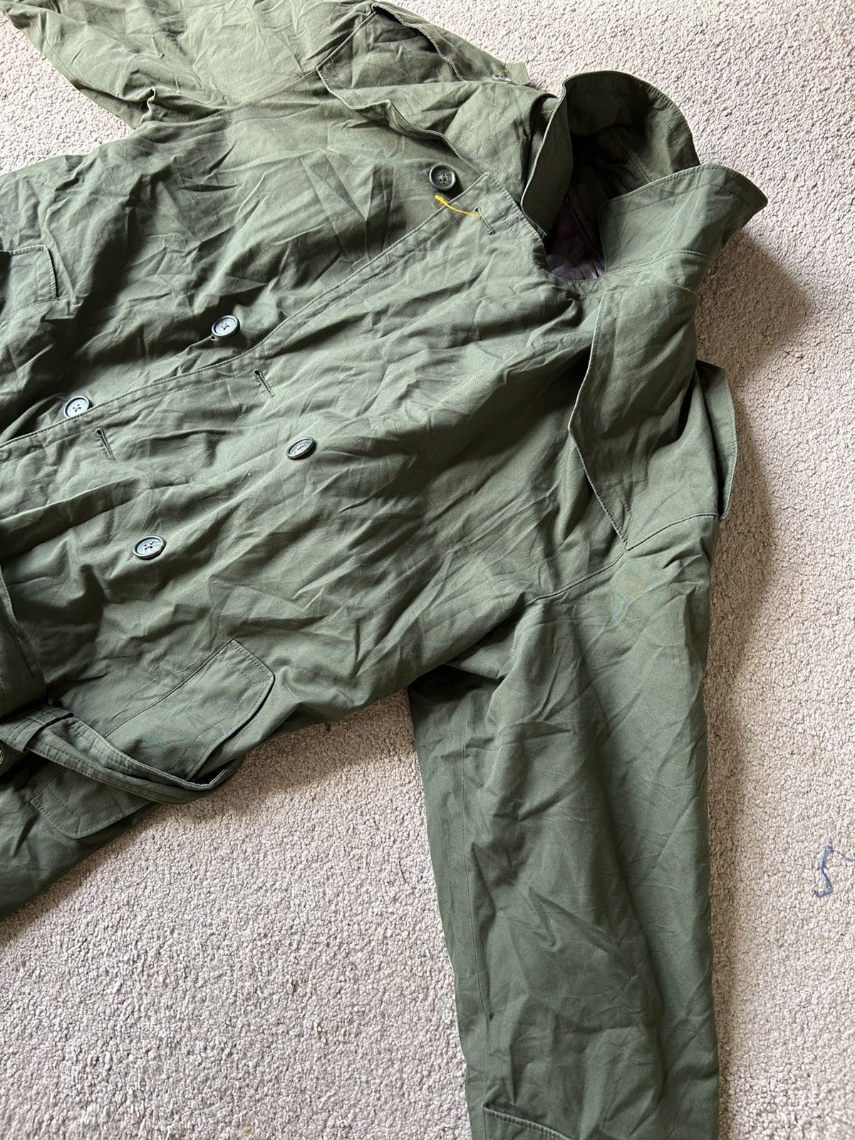 Christian Dior Monsieur Christian Dior Monsieur Green Trench Coat 42R Size US M / EU 48-50 / 2 - 3 Thumbnail