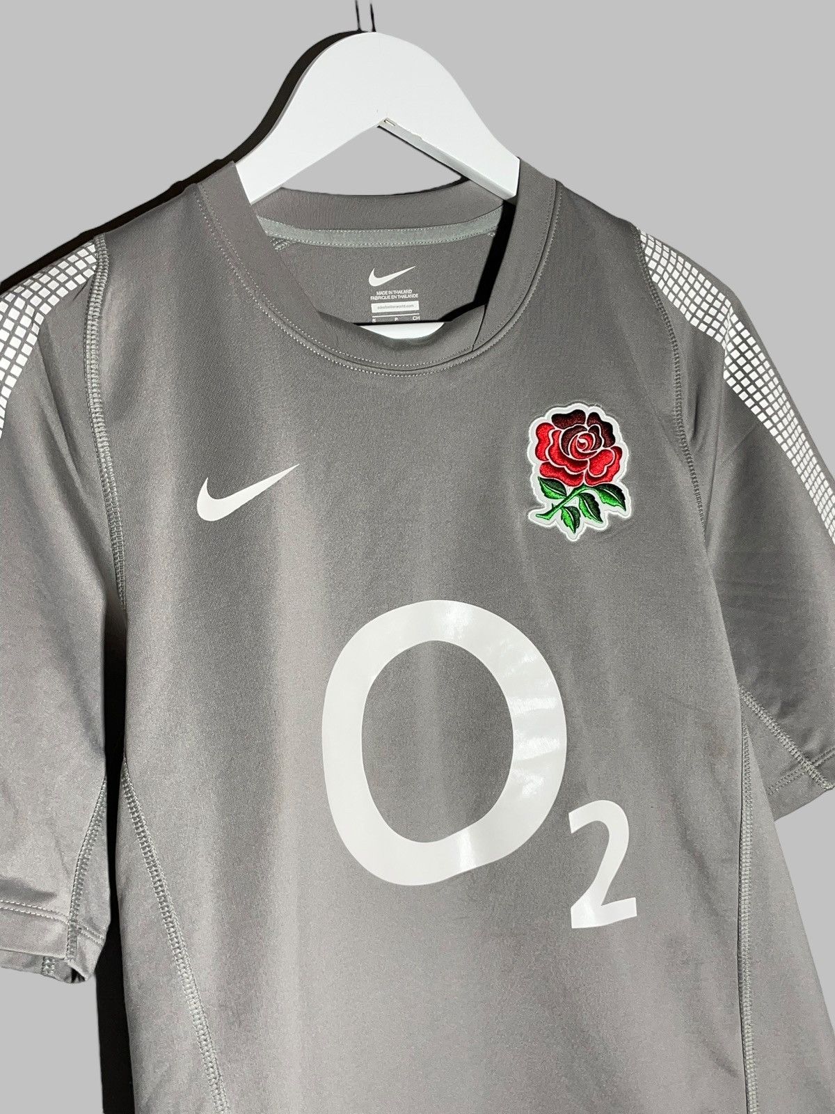 Nike England Nike Rugby Jersey Men’s Y2K Hype Swoosh Size US S / EU 44-46 / 1 - 2 Thumbnail