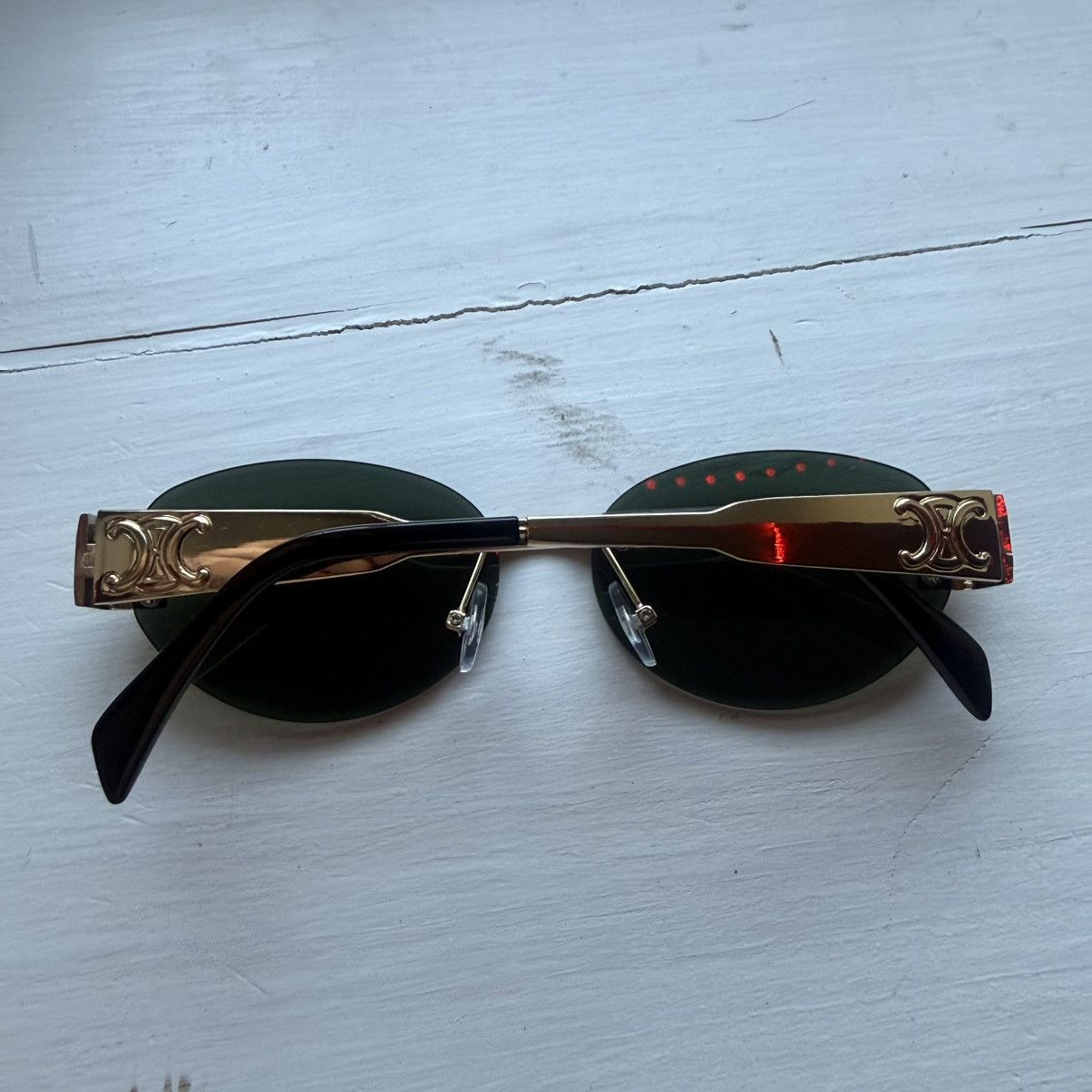 Celine Celine metal frame oval sunglasses Size ONE SIZE - 2 Thumbnail