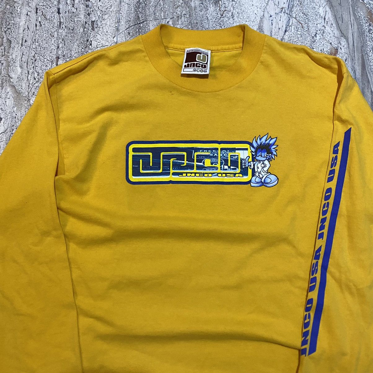 JNCO Vintage JNCO Scientist Character Graphic Longsleeve shirt Size US L / EU 52-54 / 3 - 2 Thumbnail