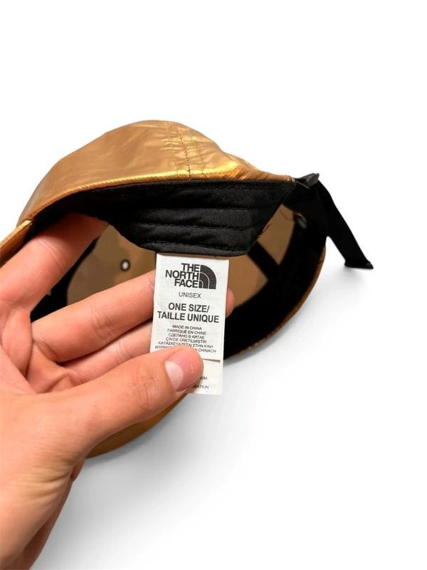 The North Face Purple Label Title: Supreme x The North Face Metallic 6-Panel Cap Gold Size ONE SIZE - 8 Thumbnail
