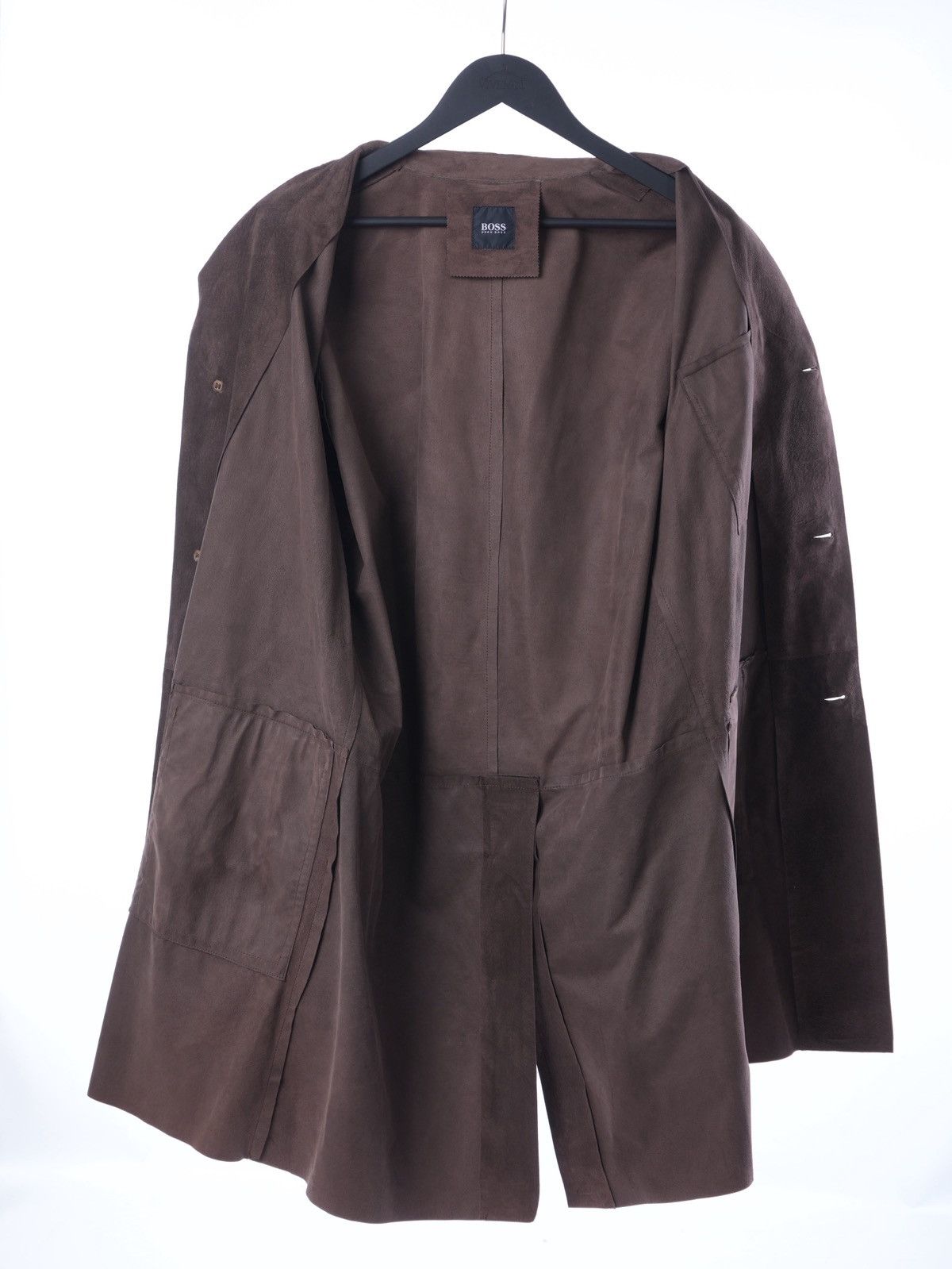 Hugo Boss Hugo Boss Classic Vintage Leather Coat Trench M-L Size US M / EU 48-50 / 2 - 4 Thumbnail
