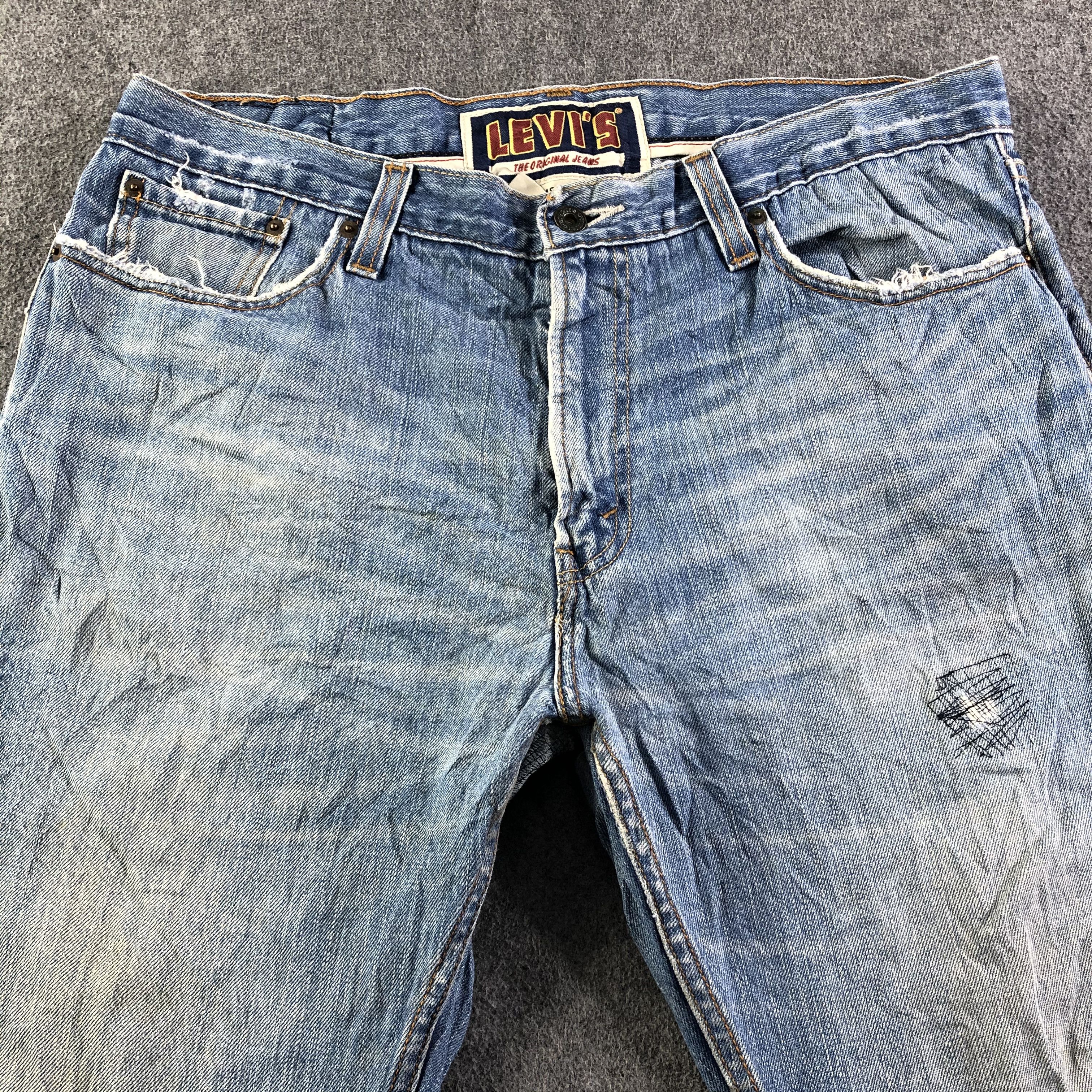 Levi's Vintage Blue Wash Levis 514 Jeans-J3230 Size US 38 / EU 54 - 3 Thumbnail