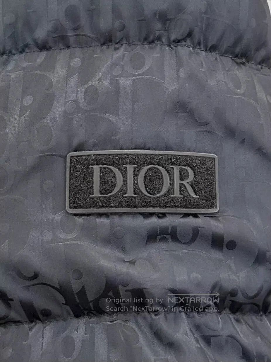 Dior Blue Quilted Puffer Jacket with Zip Closure - Size M. Size US M / EU 48-50 / 2 - 5 Thumbnail