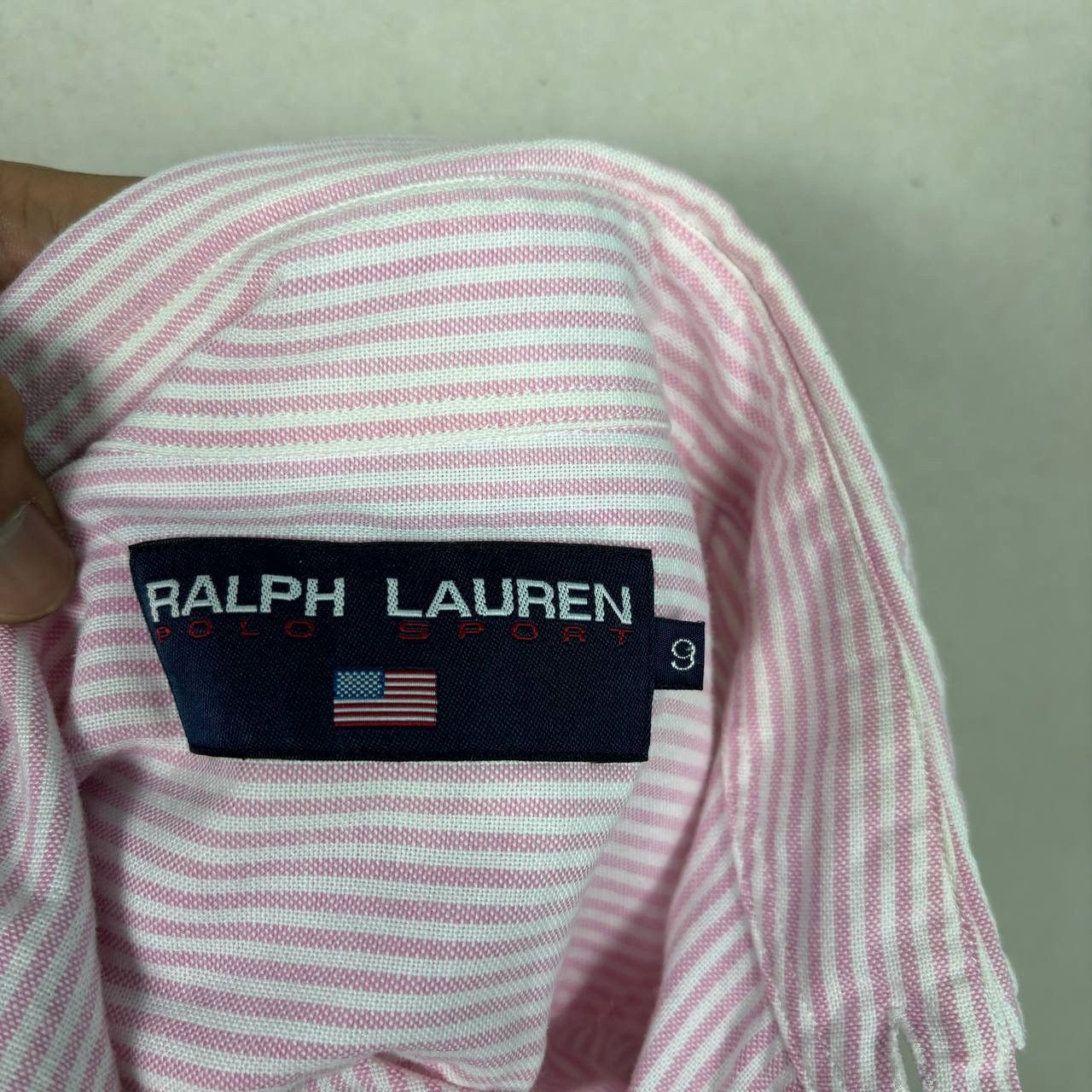 Polo Ralph Lauren VTG 90s Ralph Lauren Polo Sport Sleeveless Pinstripe Shirt Size M / US 6-8 / IT 42-44 - 4 Thumbnail