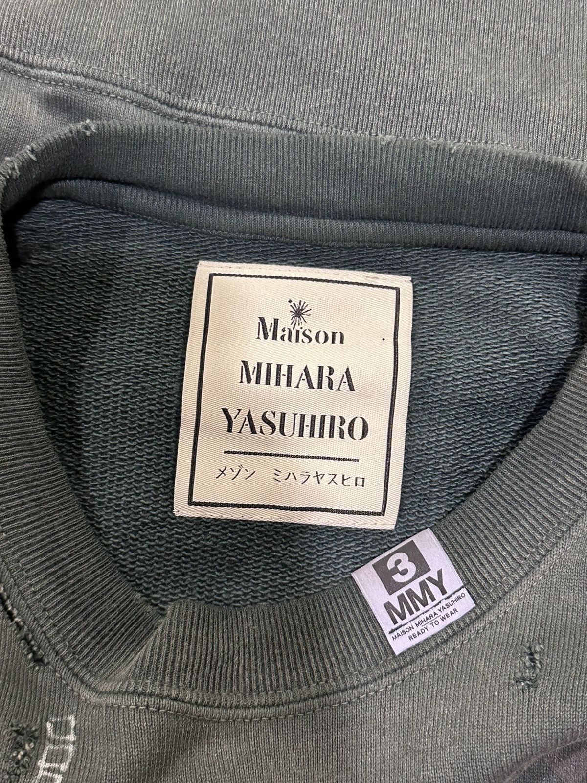 Maison MIHARA YASUHIRO Maison Mihara Yasuhiro MMY FW22 Dance Bear Graffiti Crewneck Size US M / EU 48-50 / 2 - 16 Thumbnail