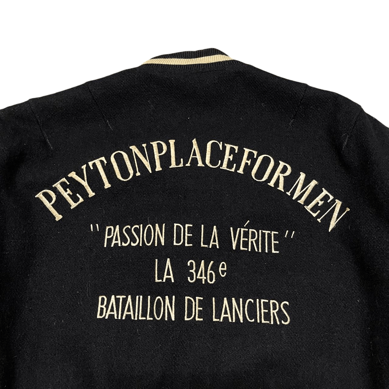 PPFM Vintage 90's PPFM Peyton Place For Men Varsity Jacket Size US M / EU 48-50 / 2 - 2 Thumbnail