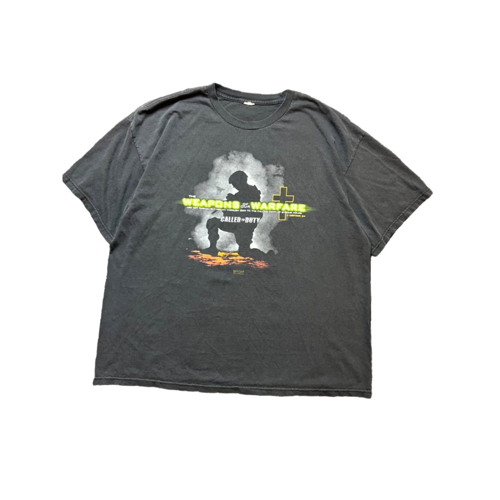 Vintage VINTAGE Call of Duty Jesus Graphic Tee Shirt 2XL Black Mens Short Sleeve Size US XXL / EU 58 / 5 - 1 Thumbnail