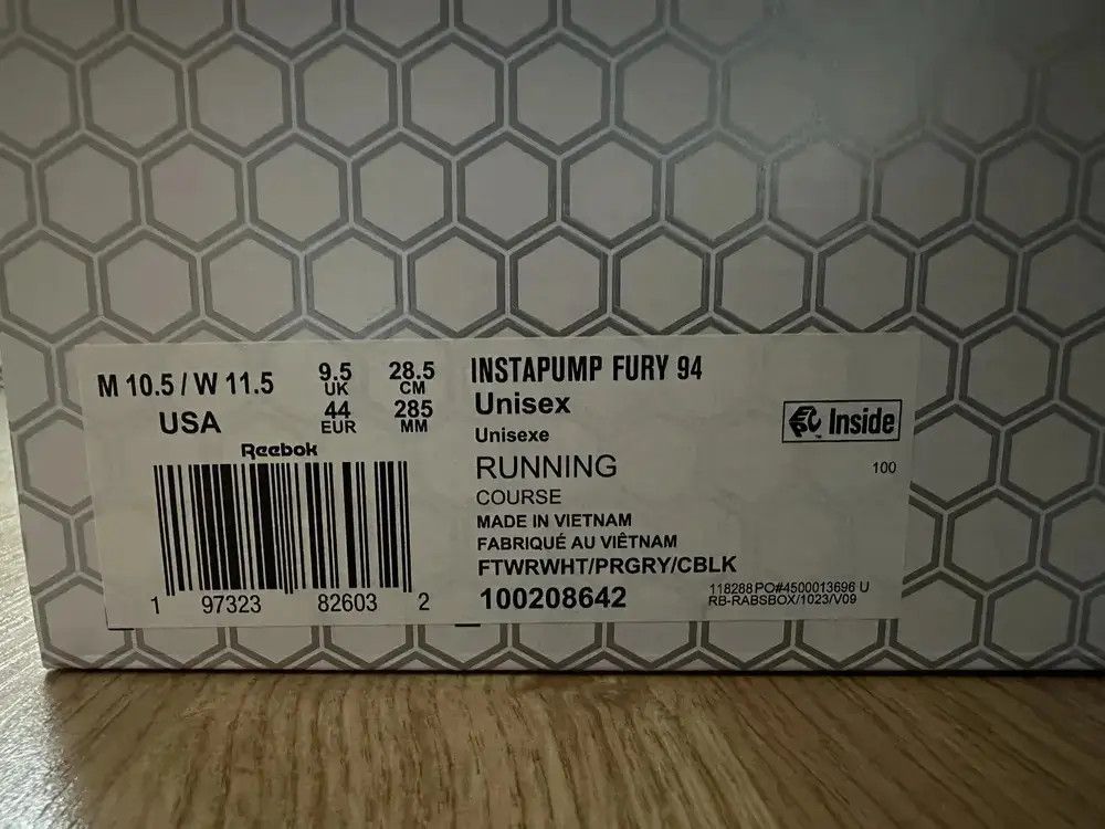 Reebok InstaPump Fury 94 (Beams+) Size US 10.5 / EU 43-44 - 10 Thumbnail