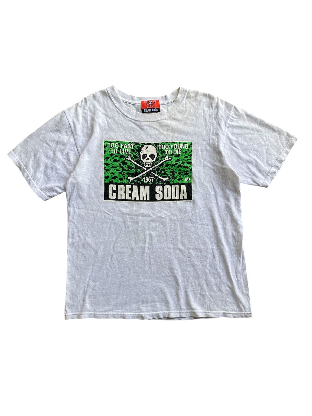 2000s Cream Soda To fast to live to yong to die tee