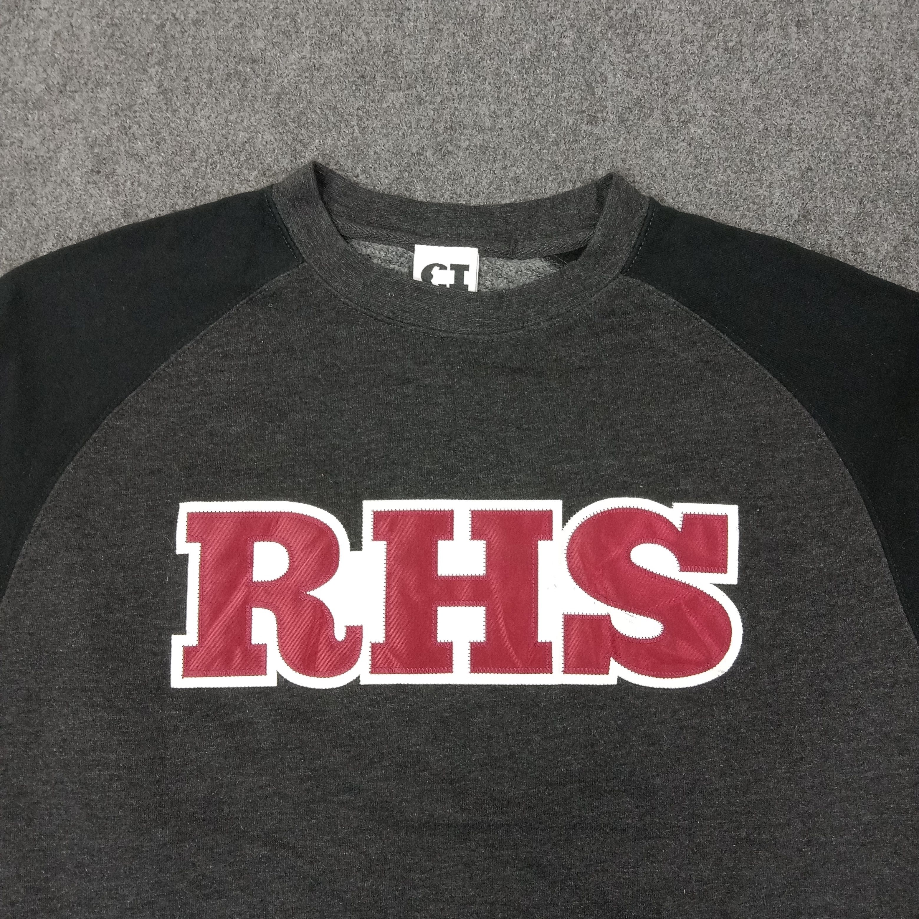 Vintage RHS American Streetwear Style Sweatshirts C247N18 Size US M / EU 48-50 / 2 - 2 Thumbnail