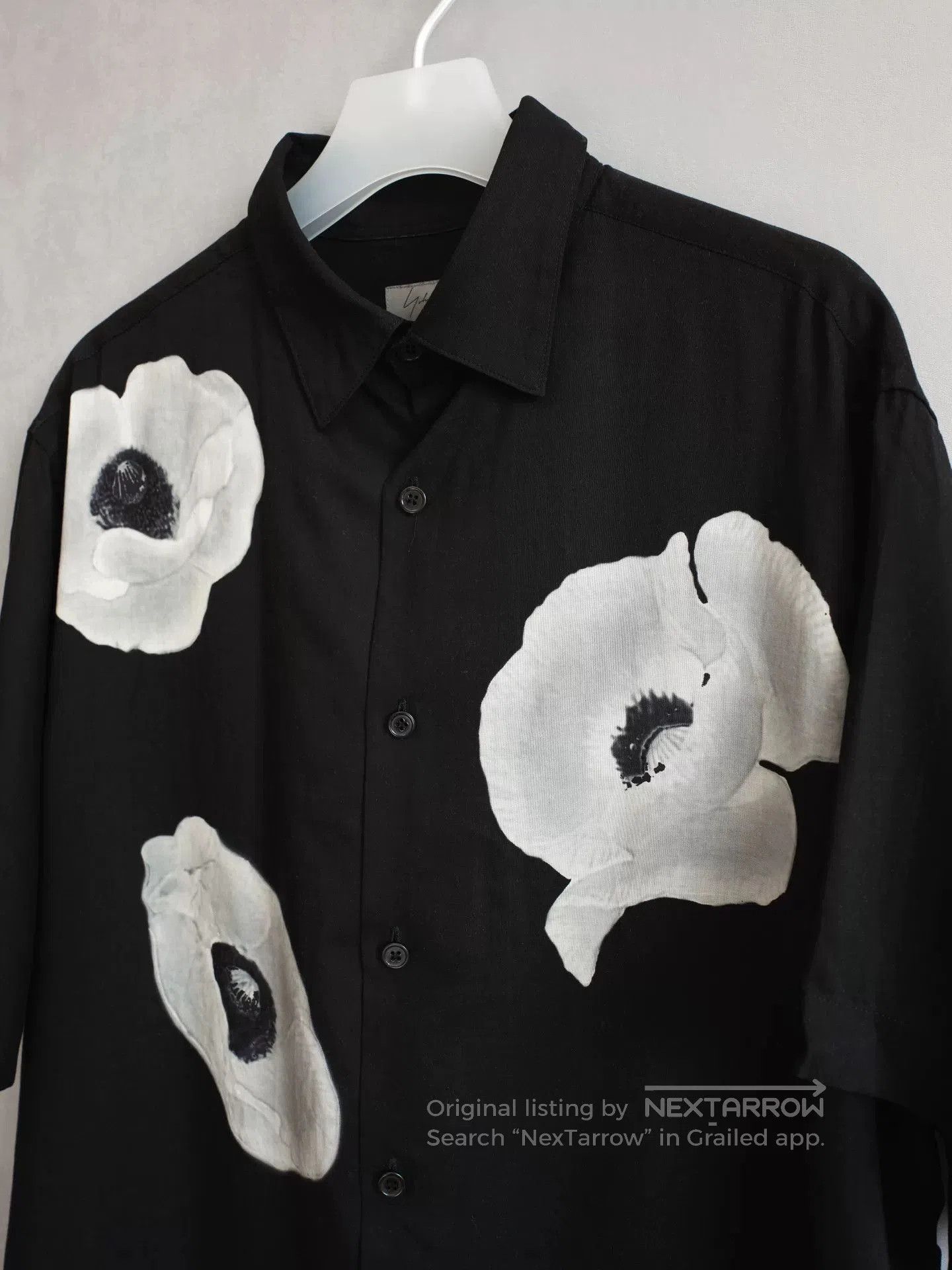 Yohji Yamamoto yohji yamamoto ink floral button. Size M / US 6-8 / IT 42-44 - 3 Thumbnail
