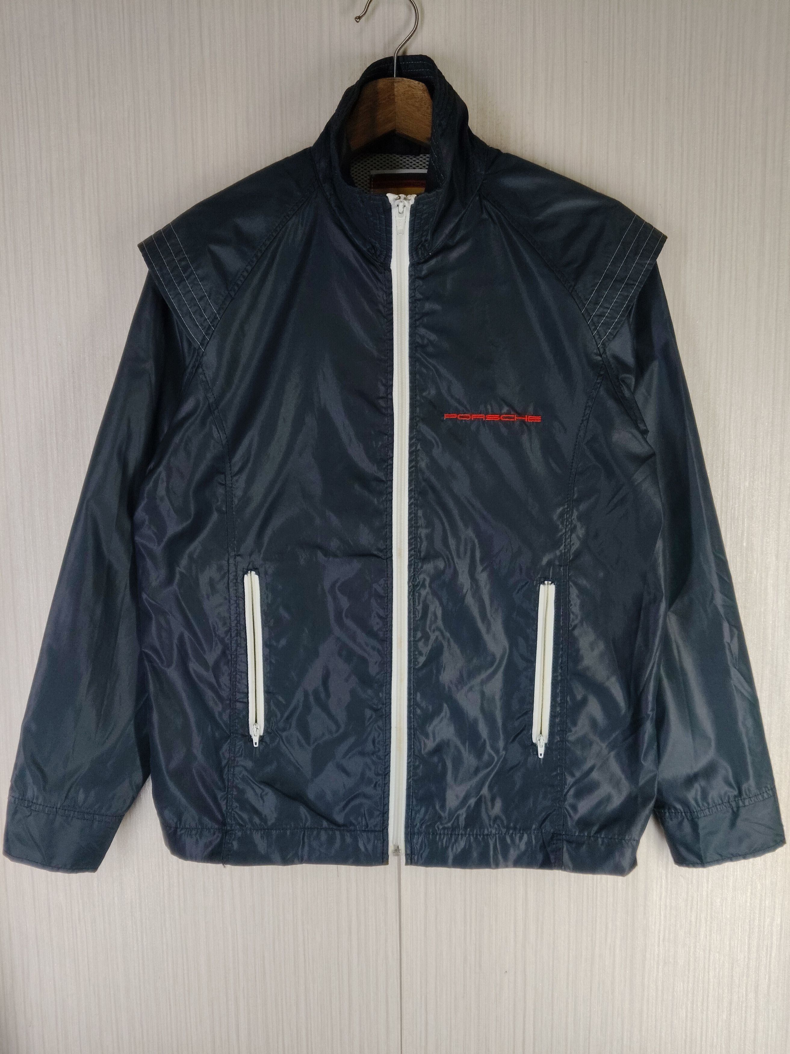 Porsche Design Rare Vintage 90s Porsche Light Zipper Jacket Size US M / EU 48-50 / 2 - 1 Thumbnail