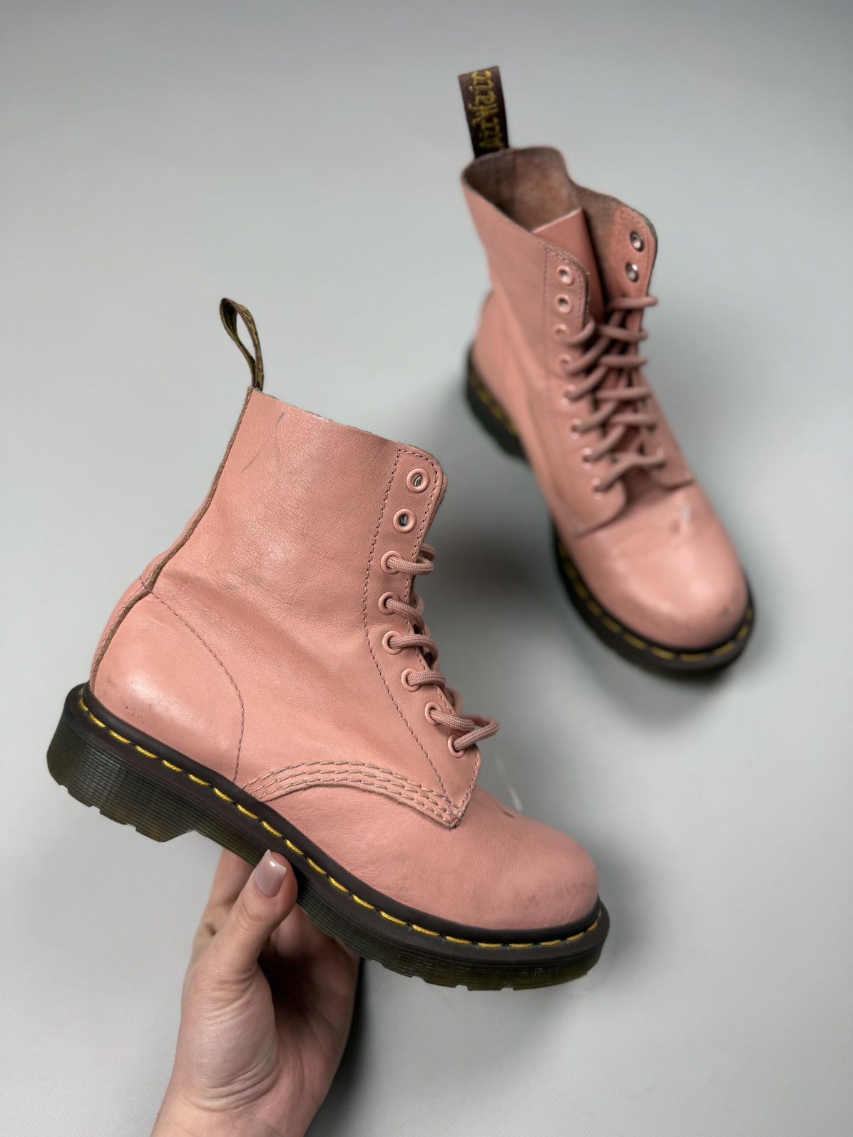 Dr. Martens 1460 Pascal Ladies Leather Combat Boots Shoes
