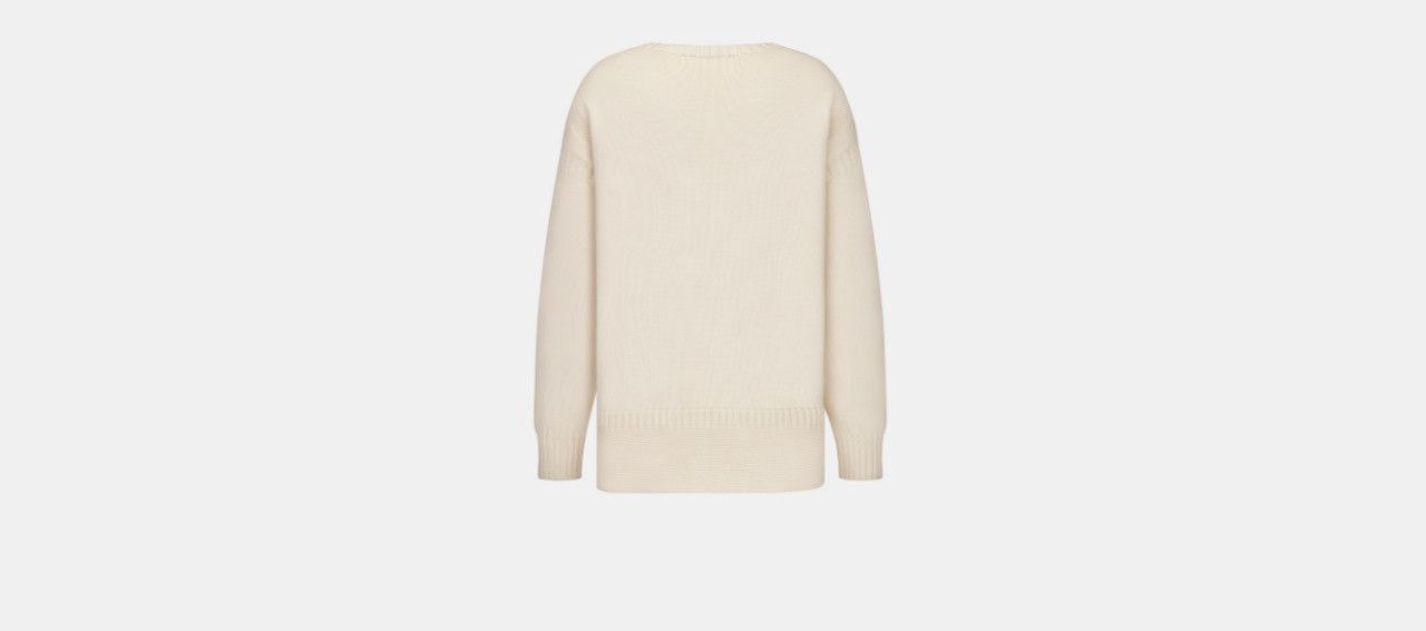 Dior o1w1db10824 Sweater in White Size US S / EU 44-46 / 1 - 2 Thumbnail
