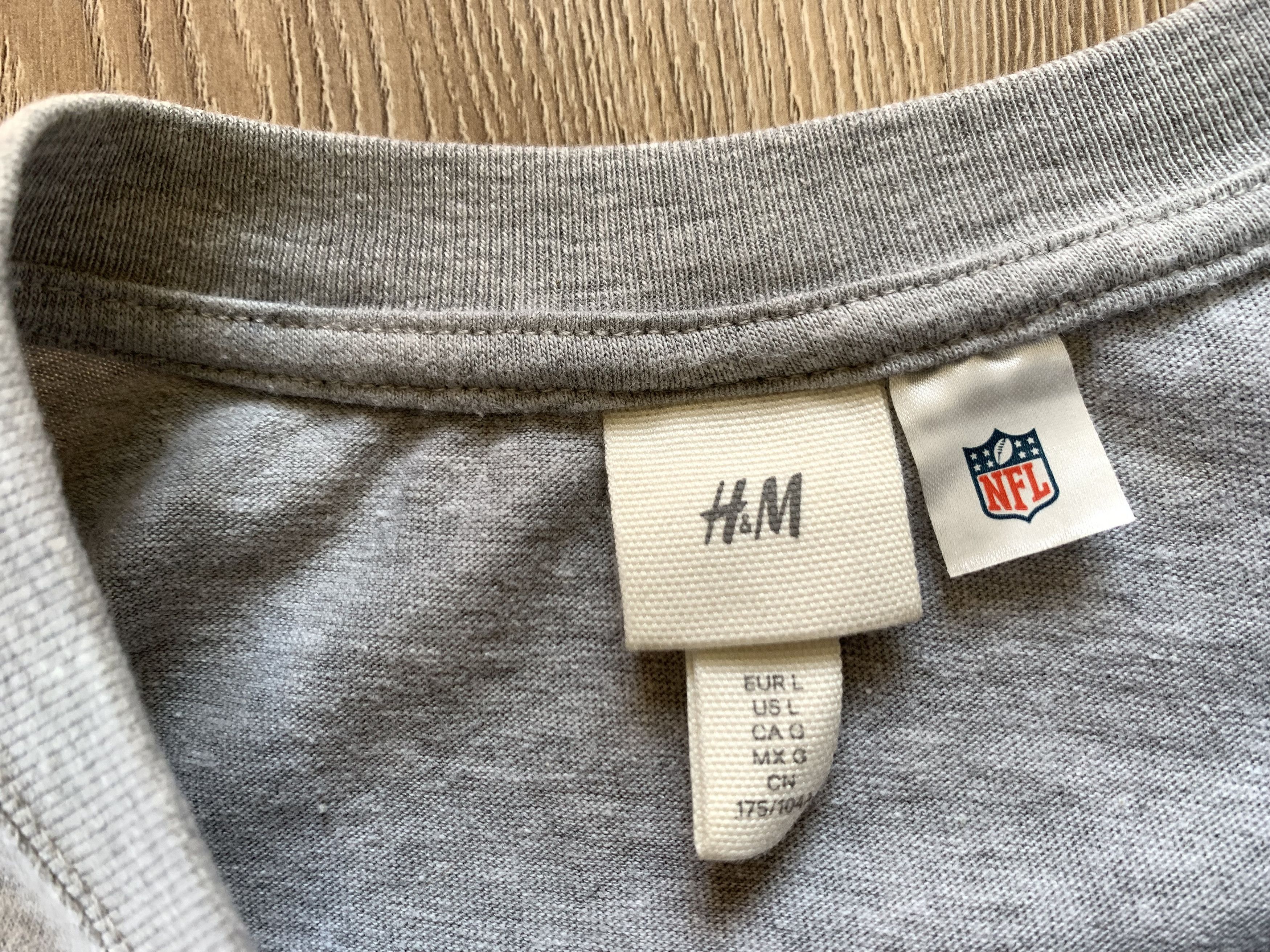 American Giant × NFL H&M New York Giants Printed T Shirt Size US L / EU 52-54 / 3 - 6 Thumbnail