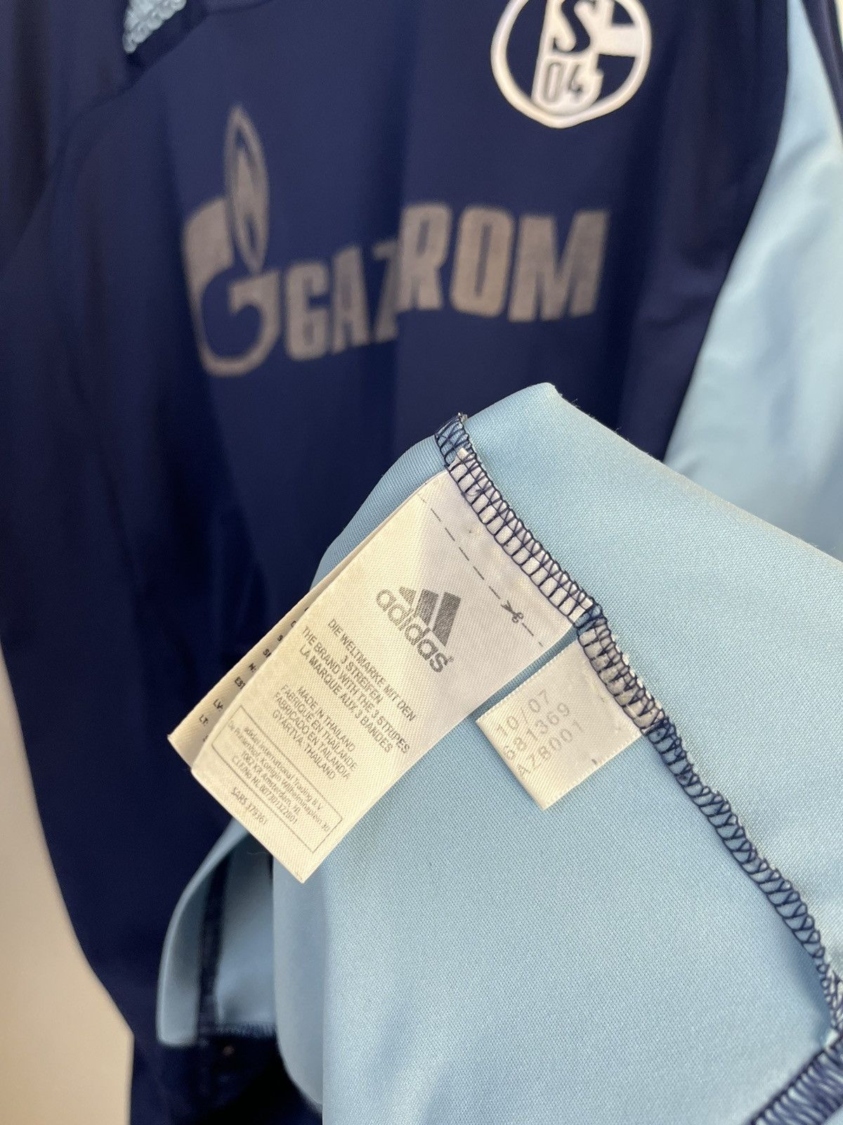 Vintage Vintage Adidas Schalke 04 Home 2007/2008 Jersey Size US XL / EU 56 / 4 - 5 Thumbnail