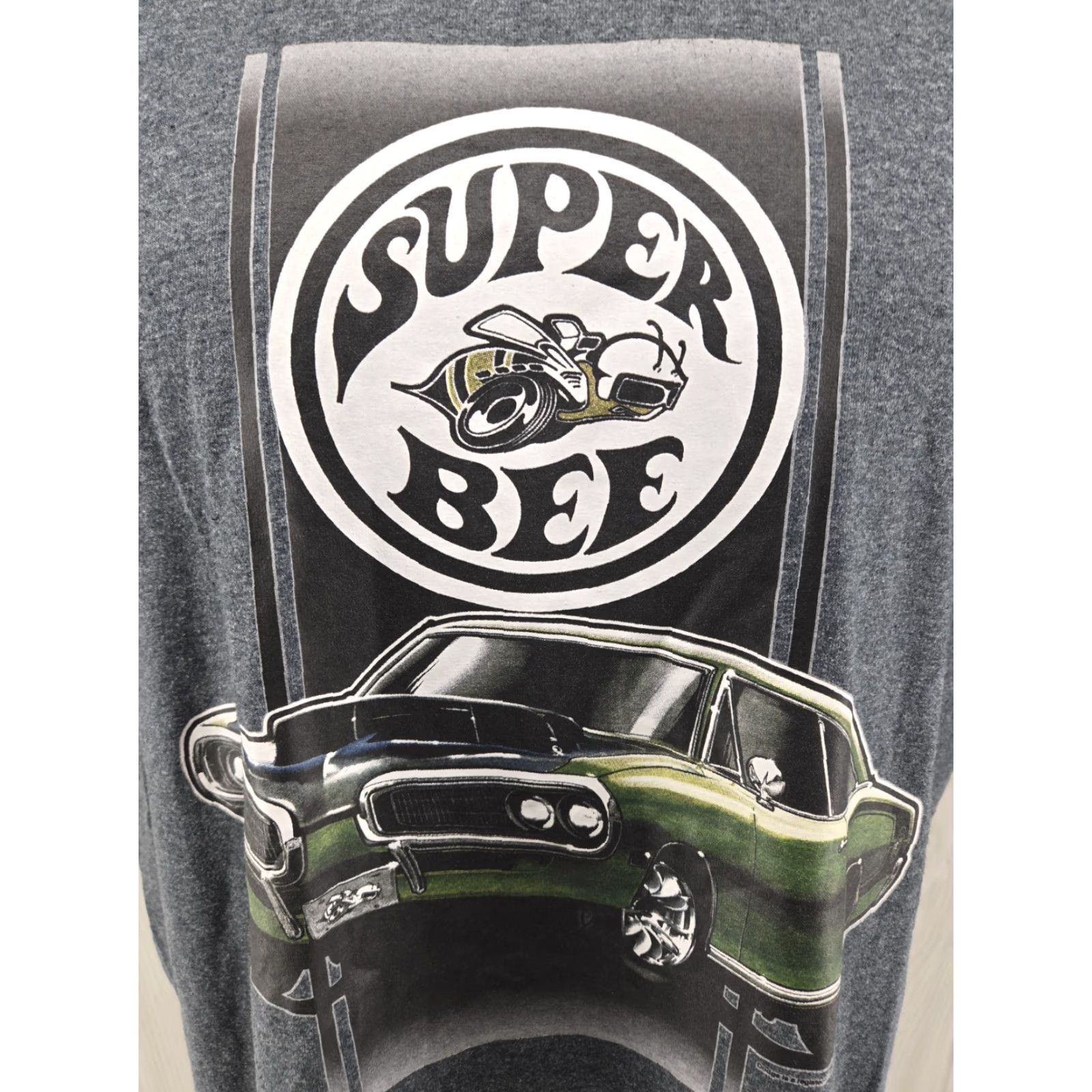 Gildan Gildan Super Bee T Shirt Mopar Car Enthusiasts Gray XL Mens Short Sleeve Crew Neck Cotton Blends 50/50 Vintage No Size US XL / EU 56 / 4 - 3 Thumbnail