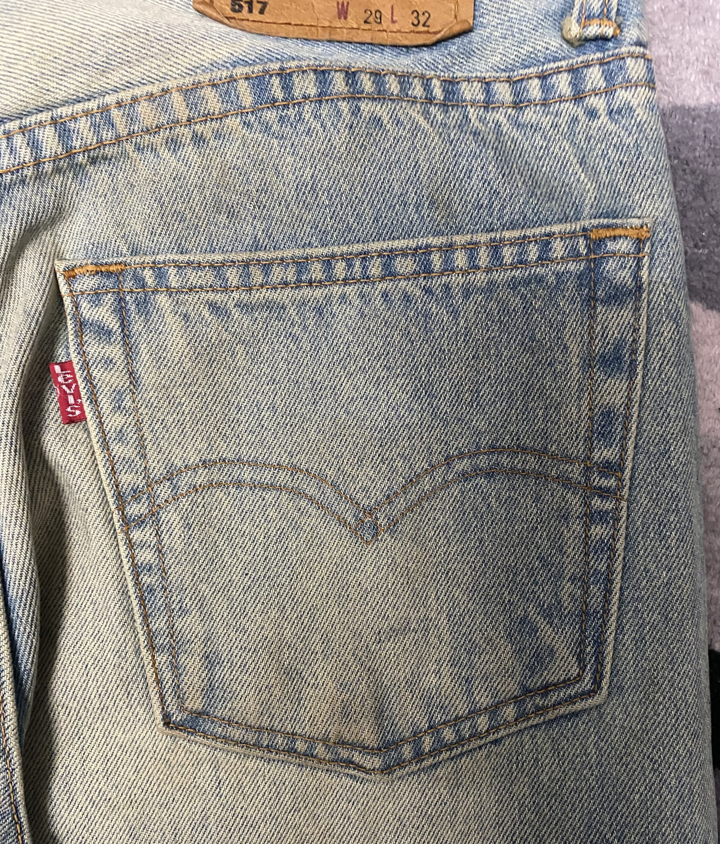 Levi's Vintage Clothing Vintage Levi’s 517 Bootcut Faded Flare Denim Jeans Size US 30 / EU 46 - 12 Thumbnail
