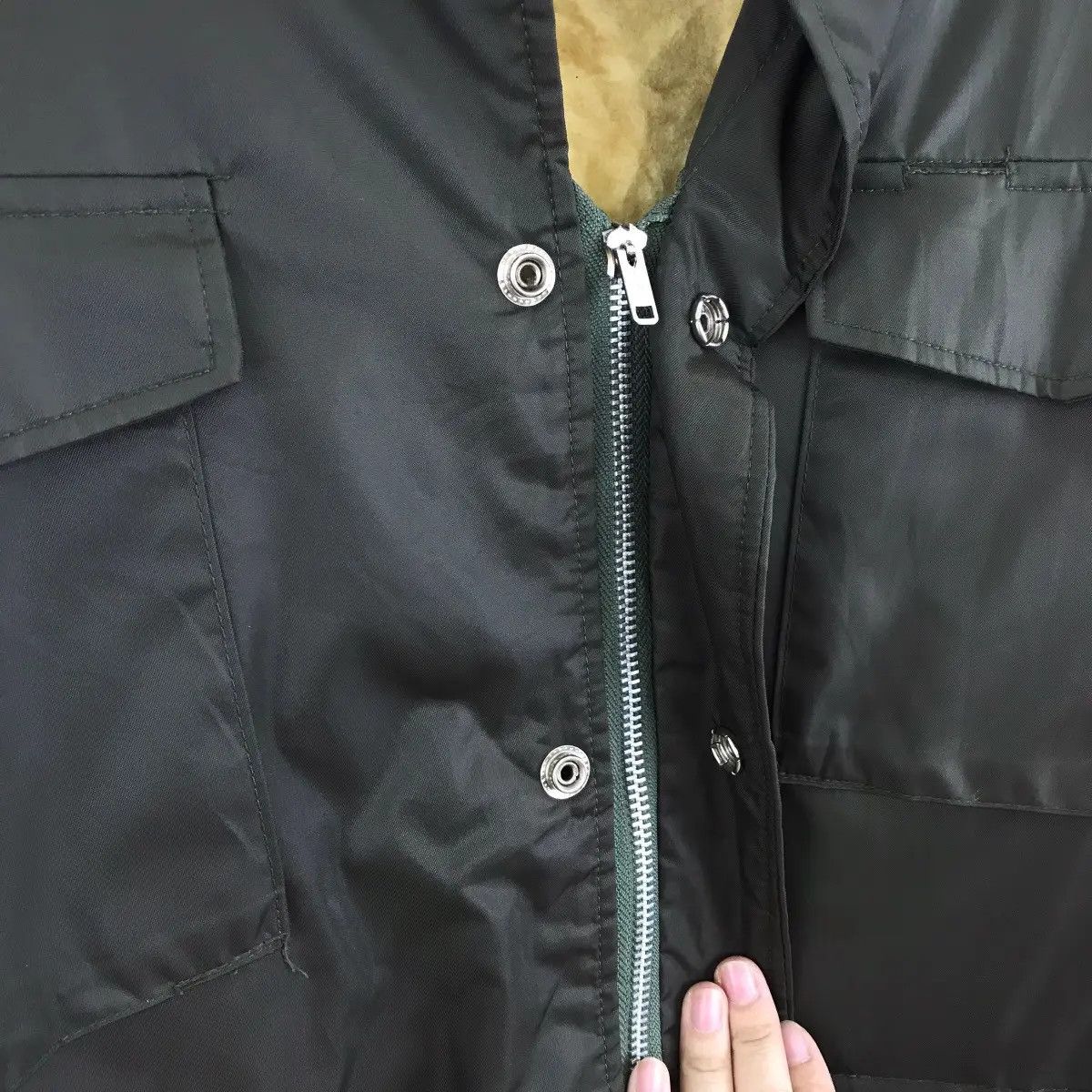 Vintage Vintage 80’ JAPAN WINTER SHEARLING Windbreaker Jacket Size US XL / EU 56 / 4 - 6 Thumbnail