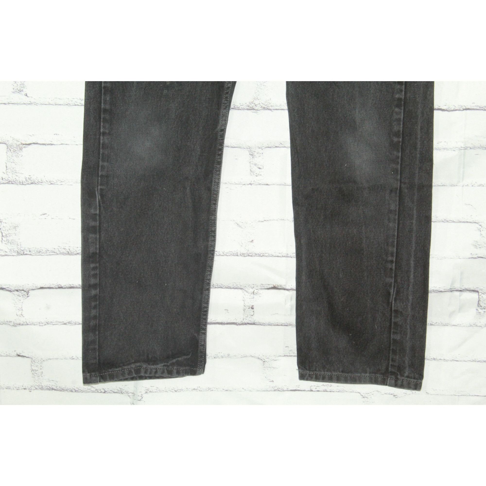 Levi's Levi's 505 Regular Fit Black Jeans Size US 36 / EU 52 - 7 Thumbnail
