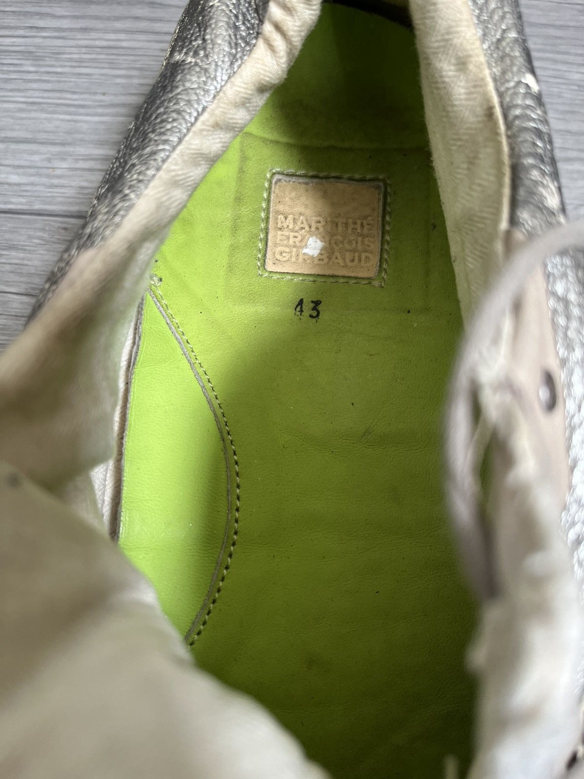Marithe + Francois Girbaud Marithe Francois girbaud leather low top sneakers sz 43 Size US 10 / EU 43 - 12 Thumbnail