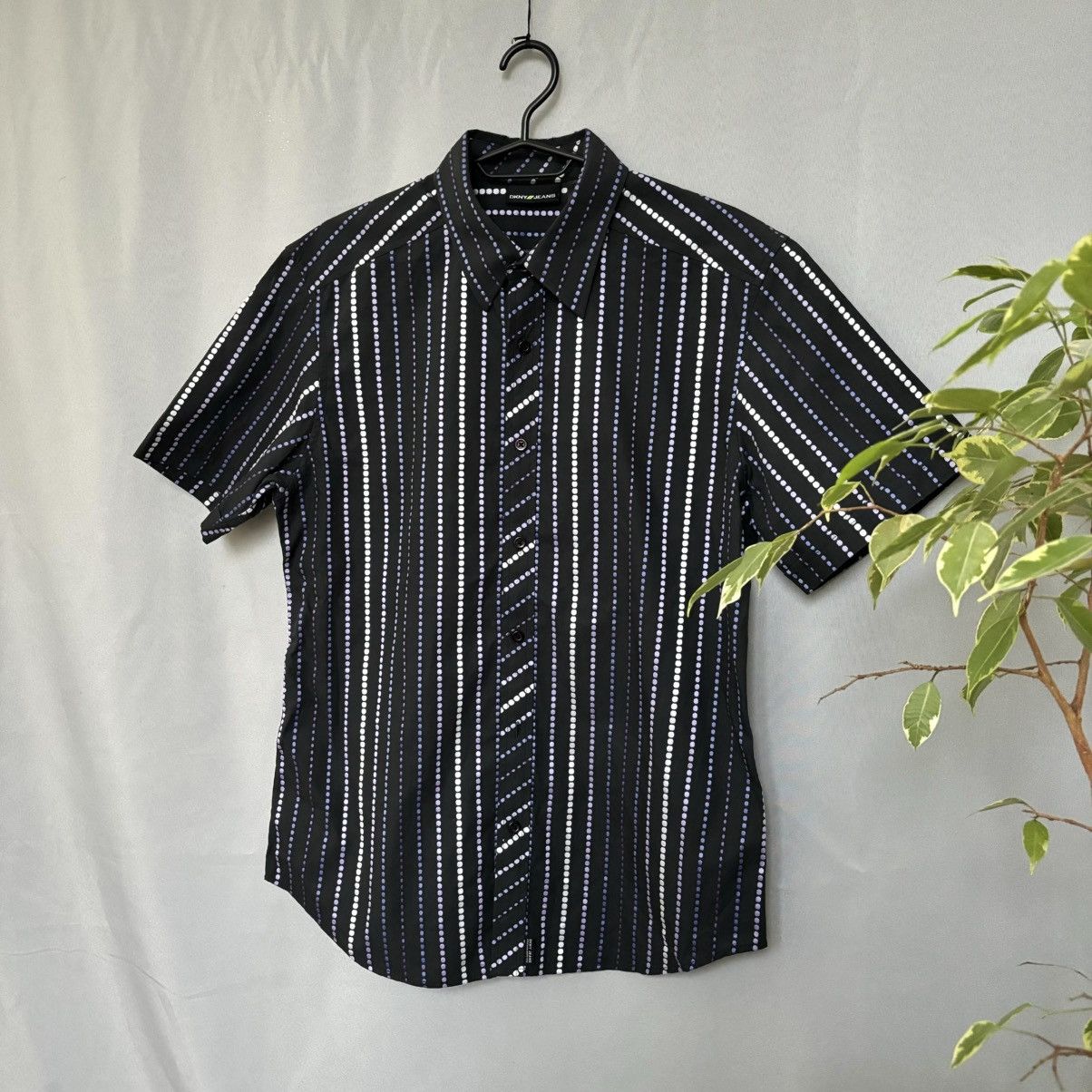 DKNY Dkny shirt luxury black medium vintage Size US M / EU 48-50 / 2 - 2 Thumbnail