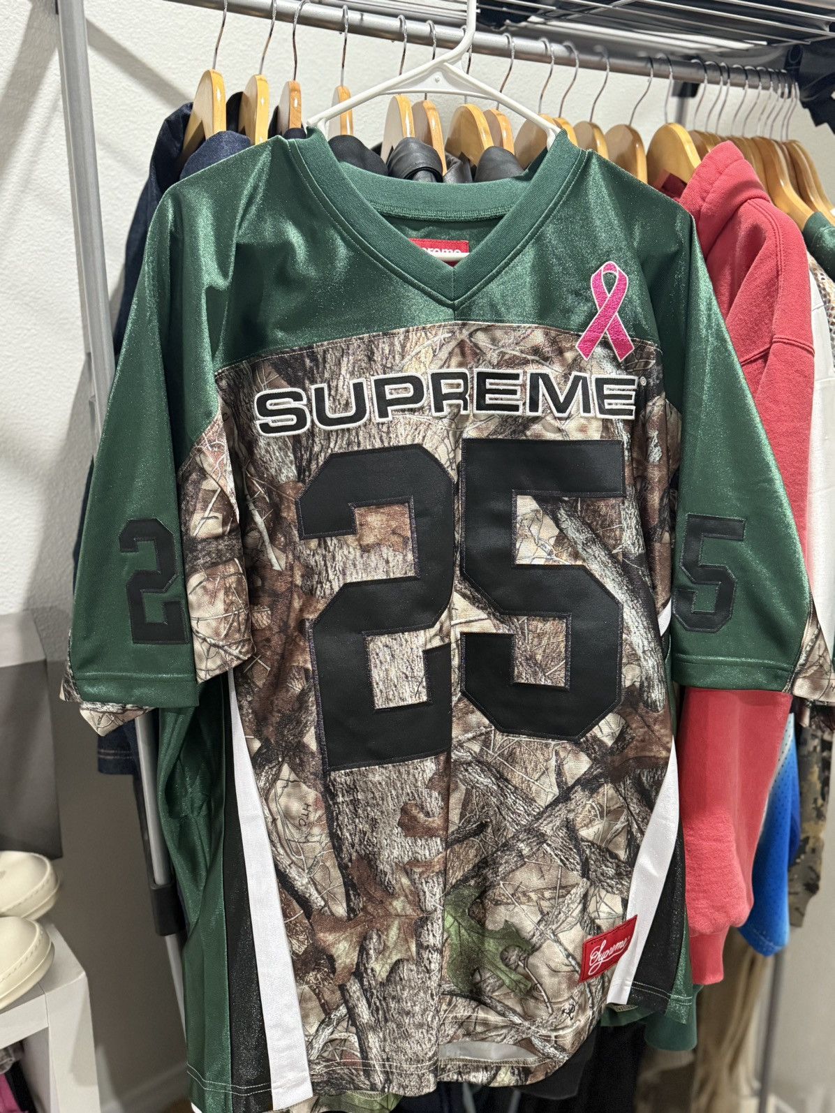 Supreme Supreme breast cancer awarness jersey Size US M / EU 48-50 / 2 - 3 Thumbnail