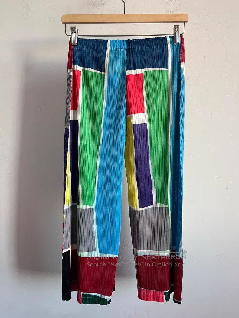 Issey Miyake Issey Miyake size:3 Color - Block Pants Size 22" - 2 Thumbnail