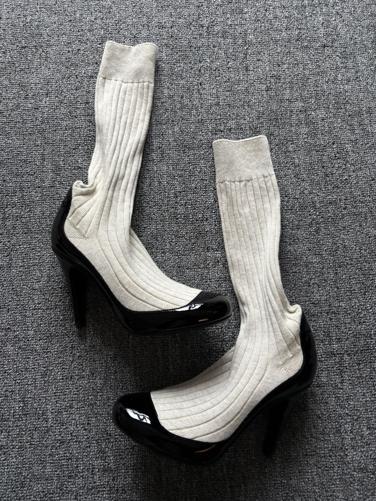 Chanel Chanel sock heels ss14 Size US 7 / IT 37 - 1 Thumbnail