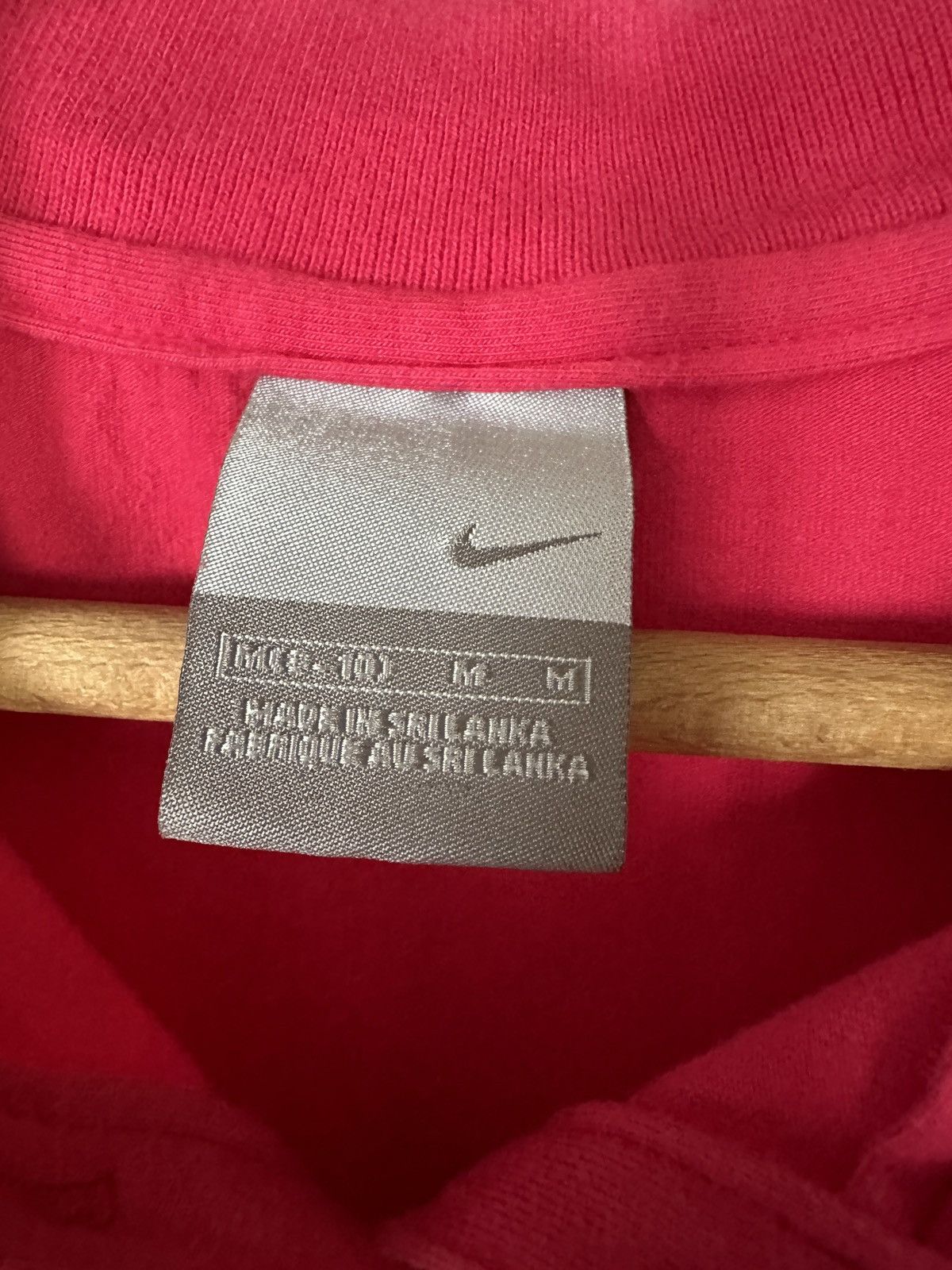Nike Vintage Y2K Nike Hot Pink Button Up Polo Shirt Size S / US 4 / IT 40 - 4 Thumbnail