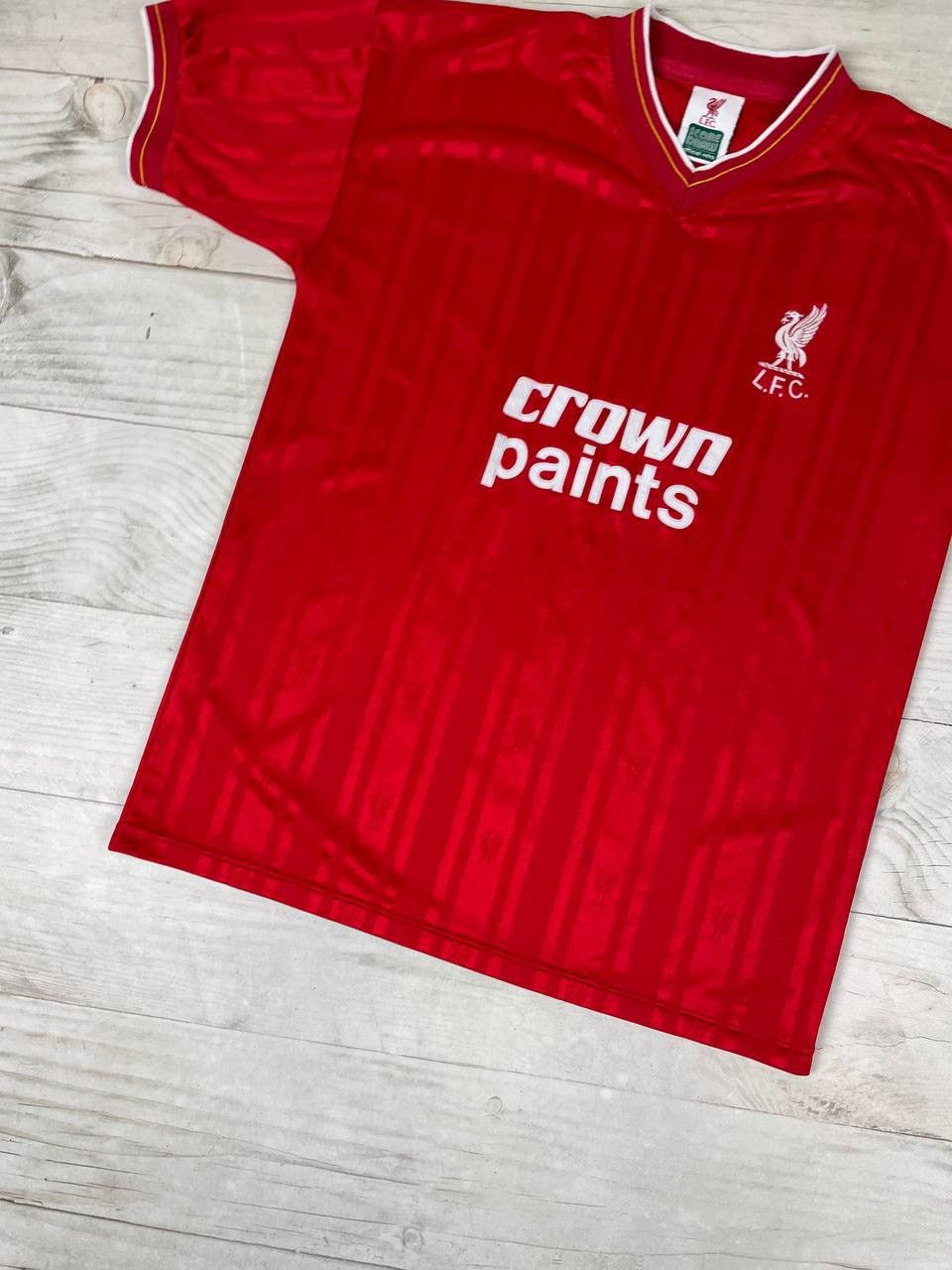 Vintage Score Draw Liverpool 1986 1987 Home Shirt Retro Jersey Size US M / EU 48-50 / 2 - 3 Thumbnail