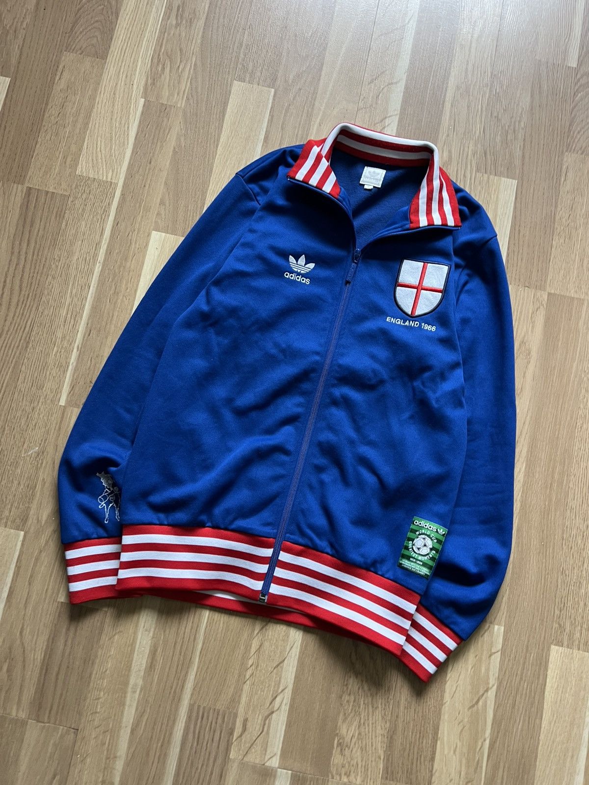 Adidas Adidas vintage track zip up jacket football England 1966 Size US M / EU 48-50 / 2 - 3 Thumbnail
