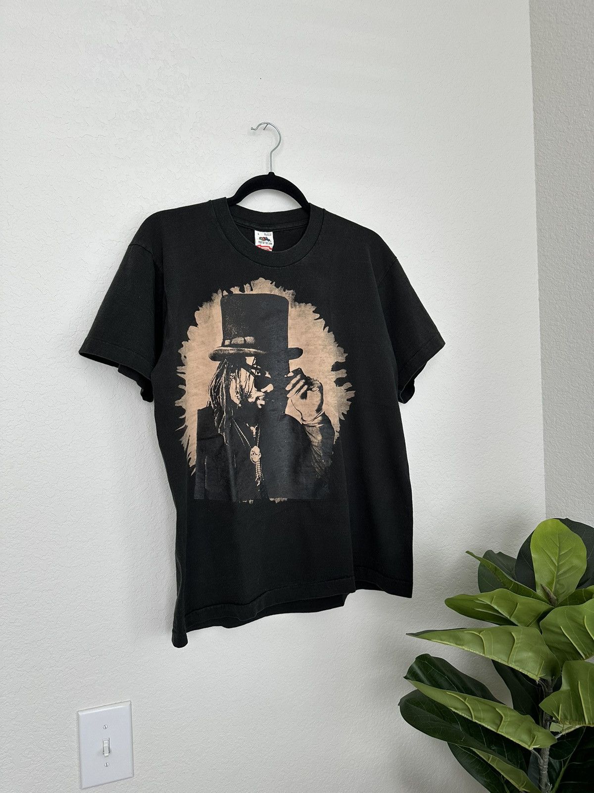 image of Crazy 80's Michael E Johnson And The Killer Bees in Black, Men's (Size Large)