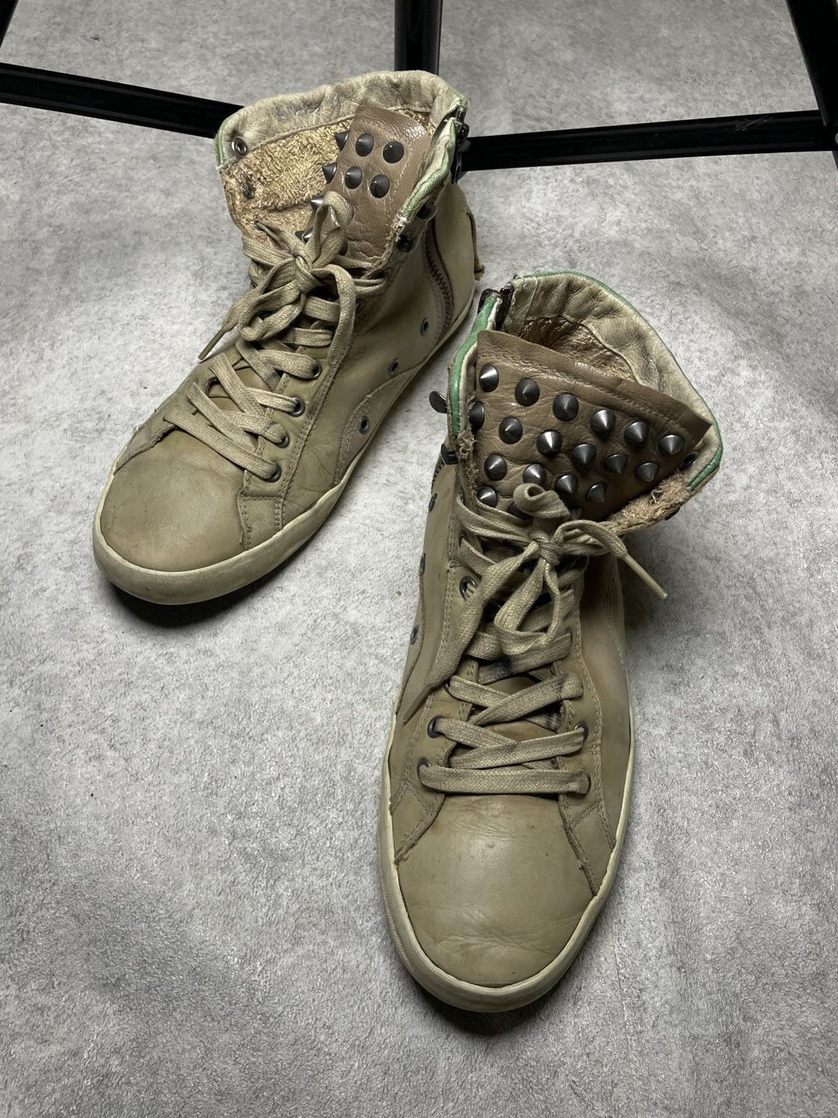 A.S.98 A.S. 98 Style leather Ankle Carol Skull Opium Goth Punk y2k Size US 10 / IT 40 - 24 Thumbnail