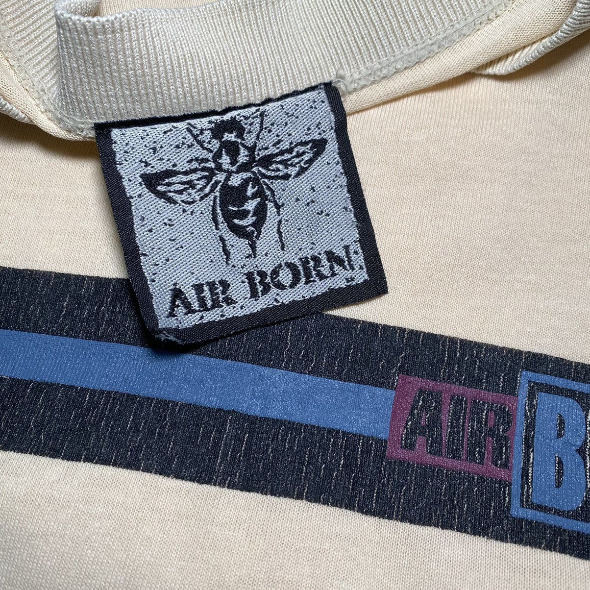 Vintage Vintage 90’s AIR BORN T Shirt Size US XL / EU 56 / 4 - 3 Thumbnail