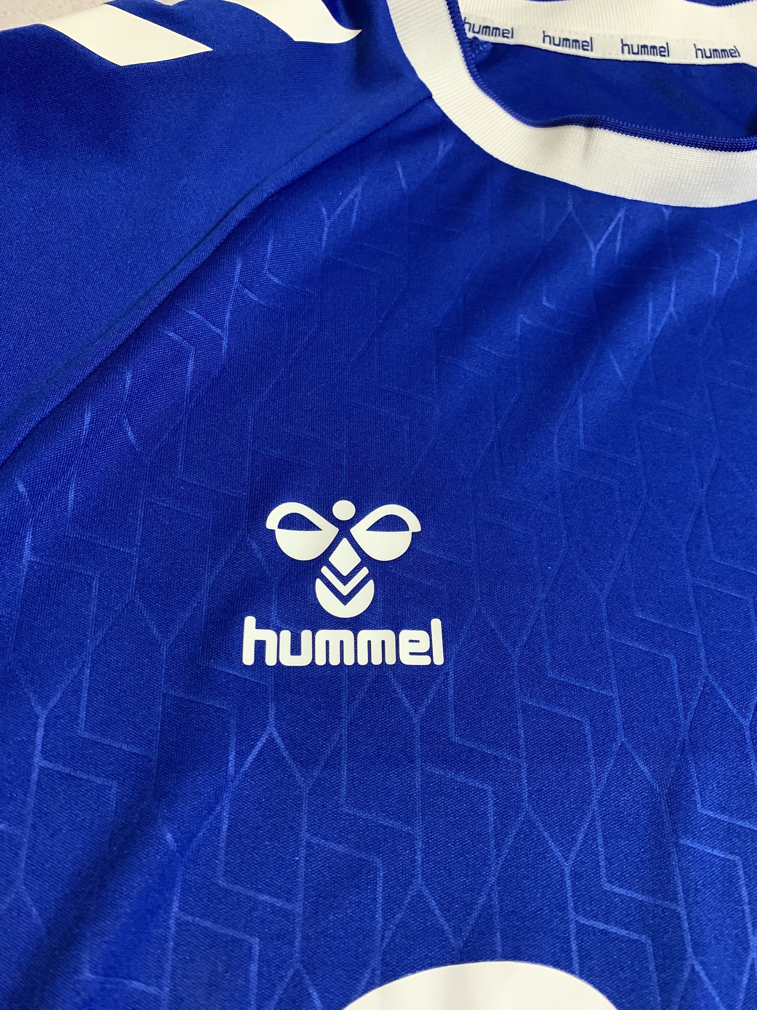 Vintage Vintage Everton Jersey T Shirt Hummel Stake Blockcore Size US S / EU 44-46 / 1 - 4 Thumbnail