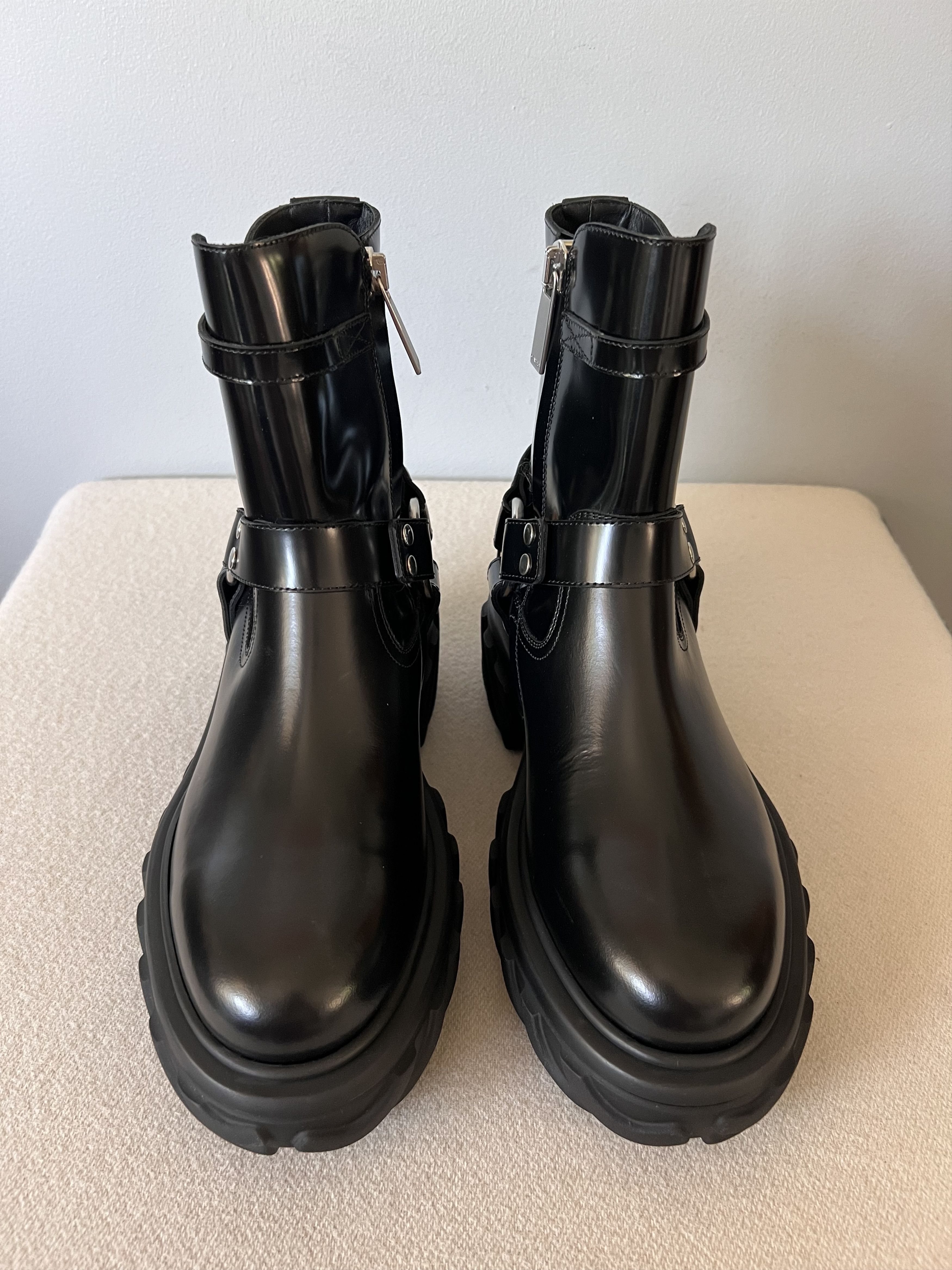 Off-White Off White Harness Exploration Motor Ankle Boots in Black Size US 10 / EU 43 - 4 Thumbnail