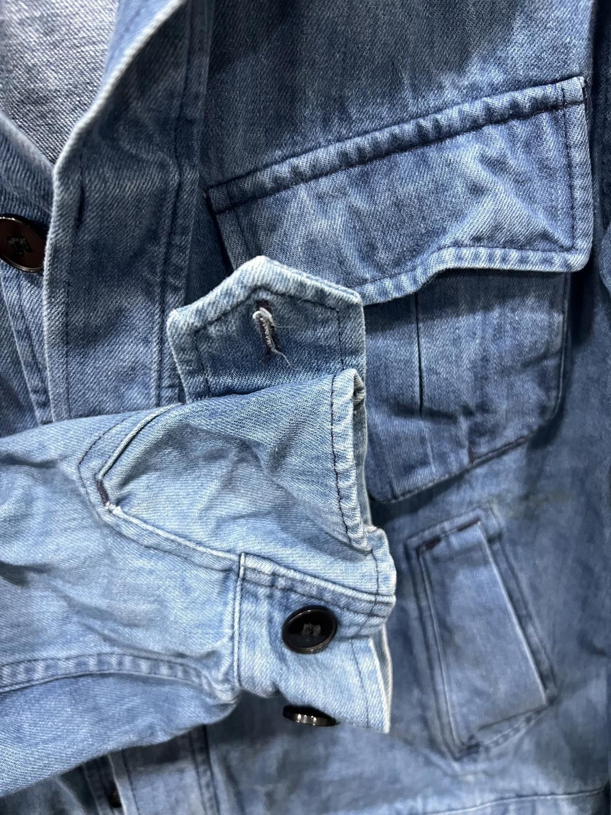Other 70/80s Military Style Denim Jacket Sears Size US M / EU 48-50 / 2 - 3 Thumbnail