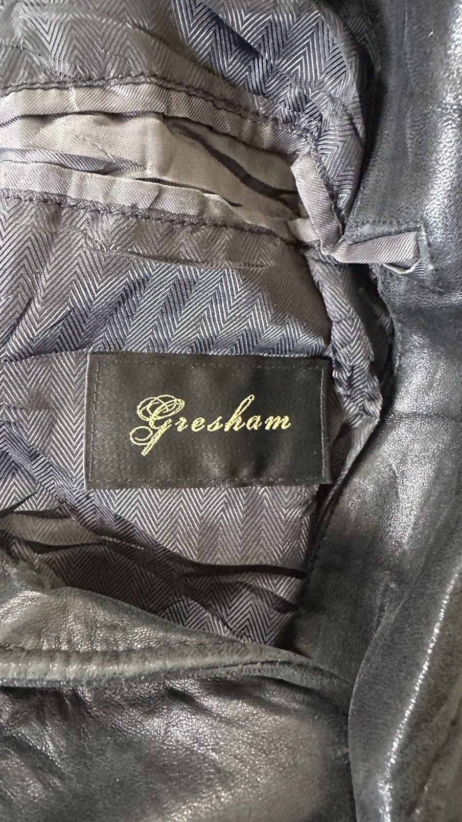 Other GRESHAM JAPANESE BRAND SHEEPSKIN LEATHER BLAZER Size US M / EU 48-50 / 2 - 6 Thumbnail