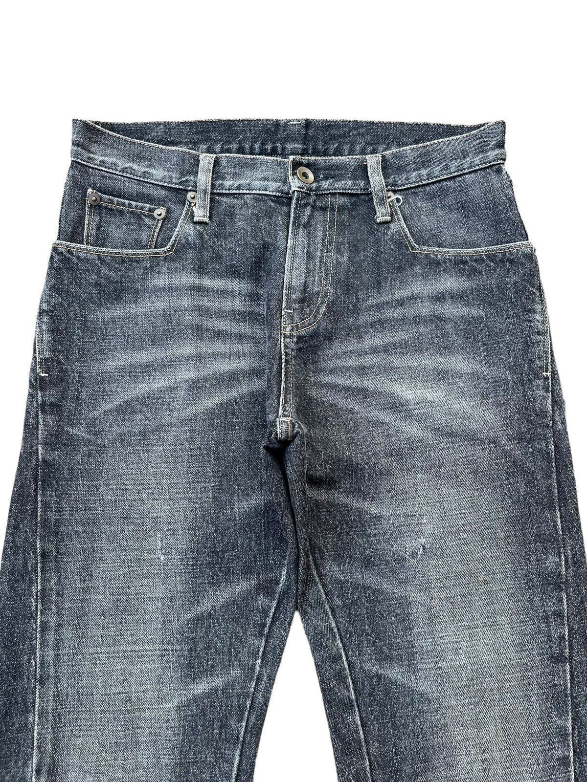 Japanese Brand × Jun Takahashi × Uniqlo Vintage Japanese Brand Multi Pocket Dojo Flared Faded Jeans Size US 28 / EU 44 - 3 Thumbnail