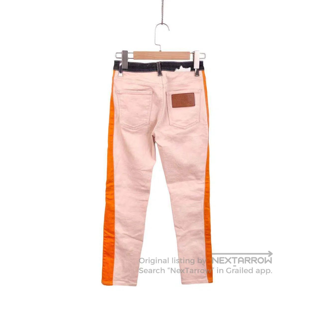 Burberry Burberry Leather brand logo pattern waist color-blocked je Size 25" / US 0 / IT 36 - 2 Thumbnail